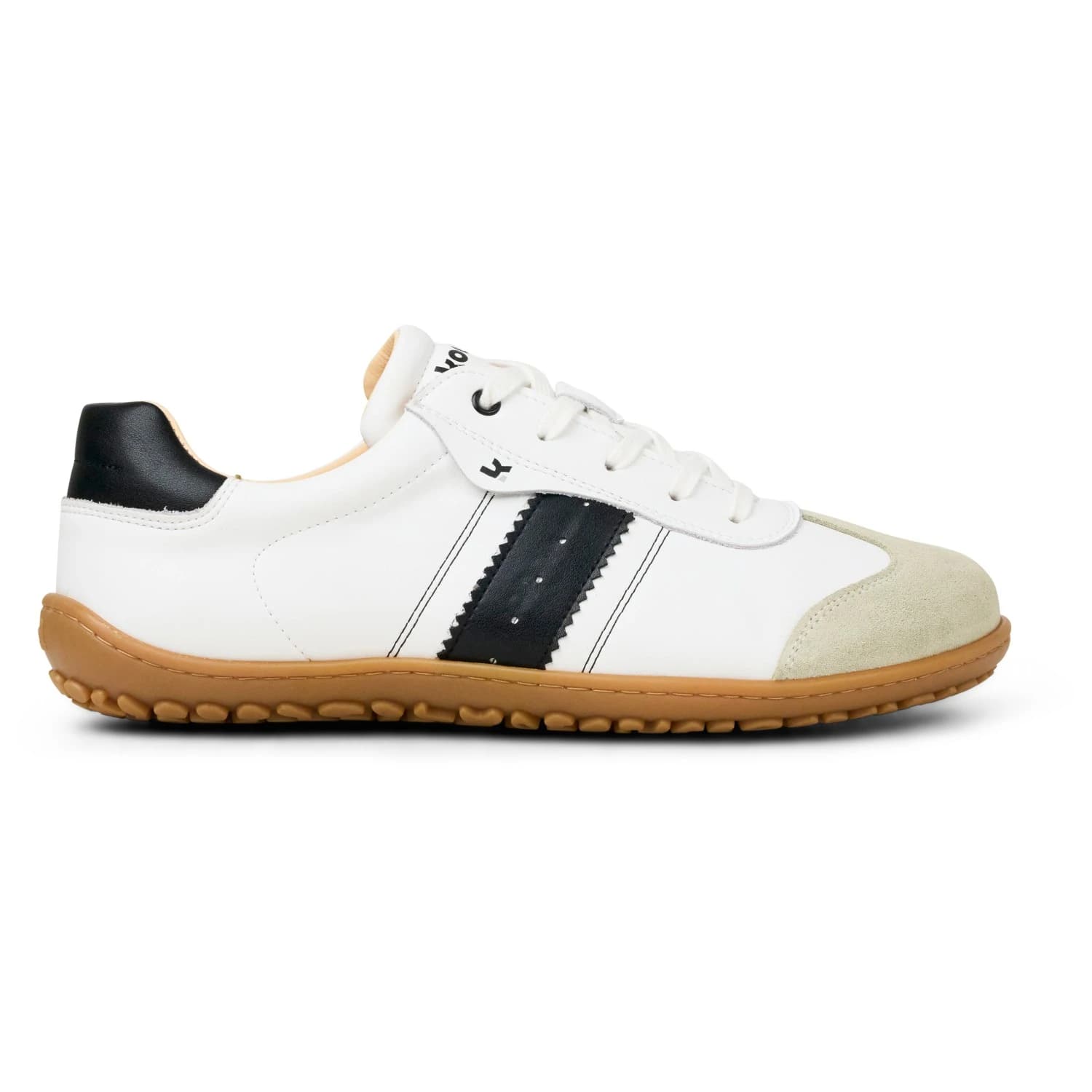 Мъжки обувки barefoot Koel Ilo Napa Suede 3.0 Barefoot shoes - Off White / Black