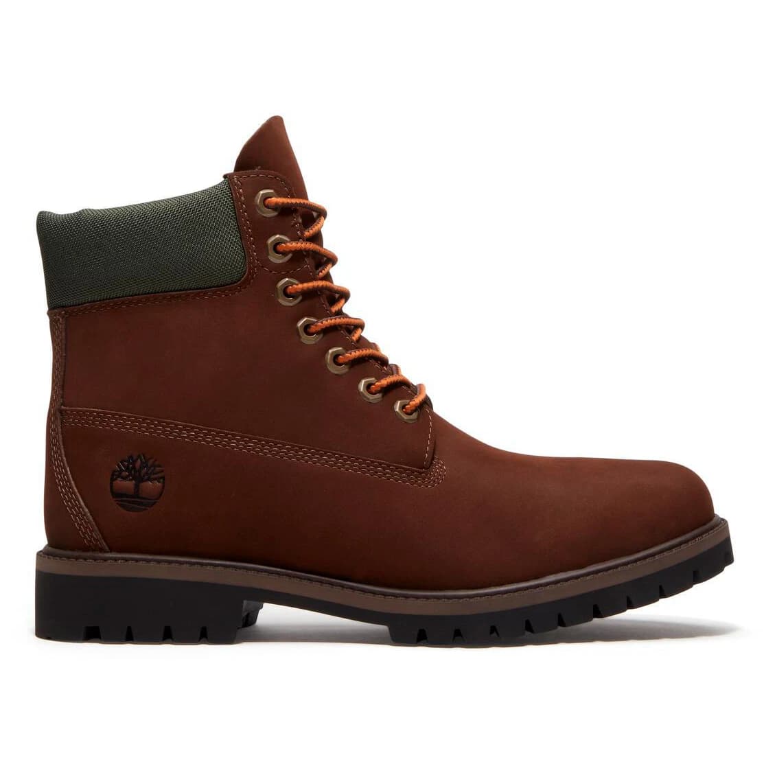 Ежедневни боти Timberland Timberland Heritage 6'' Lace Up Waterproof Boot Casual boots - Dark Brown / Nubuck / W Gold