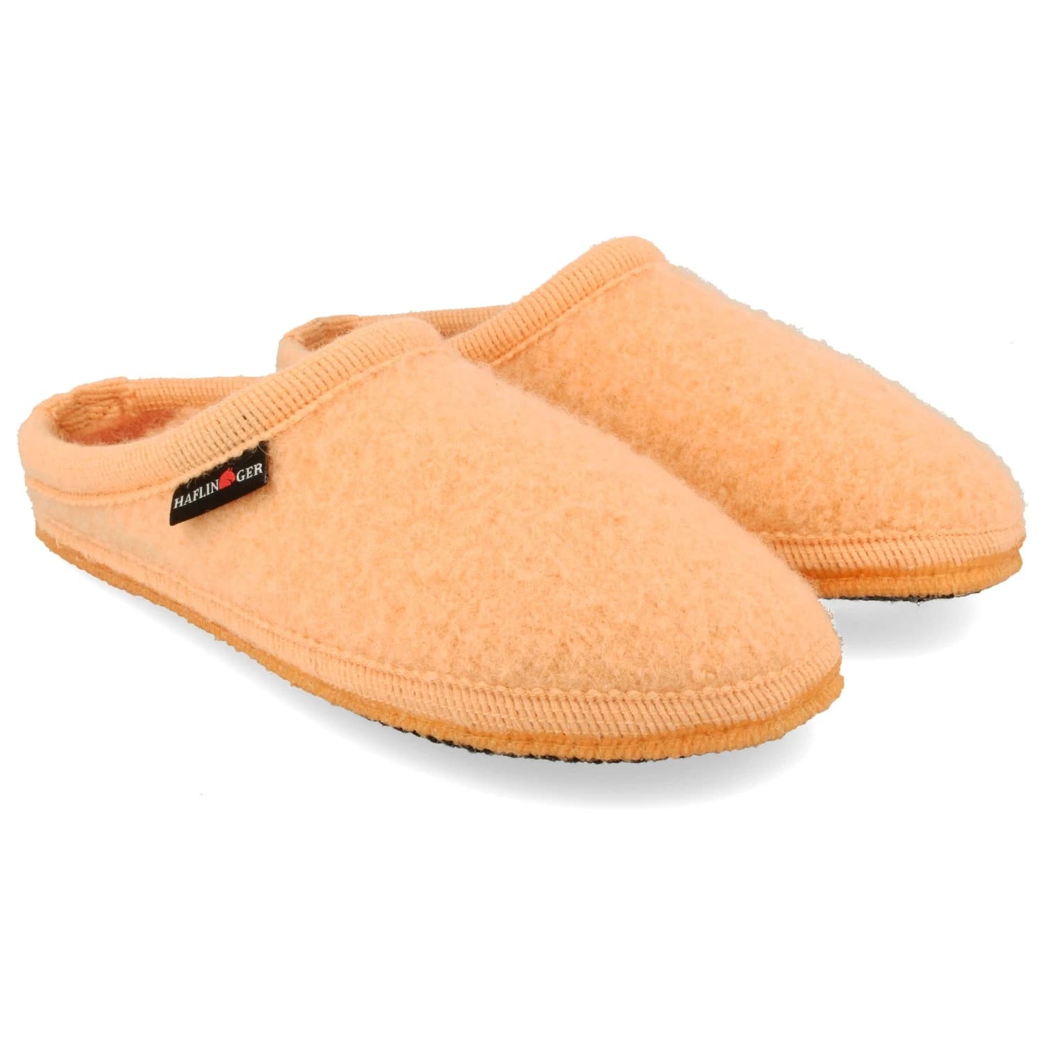 Пантофи Haflinger Walktoffel Striped Slippers - Peach