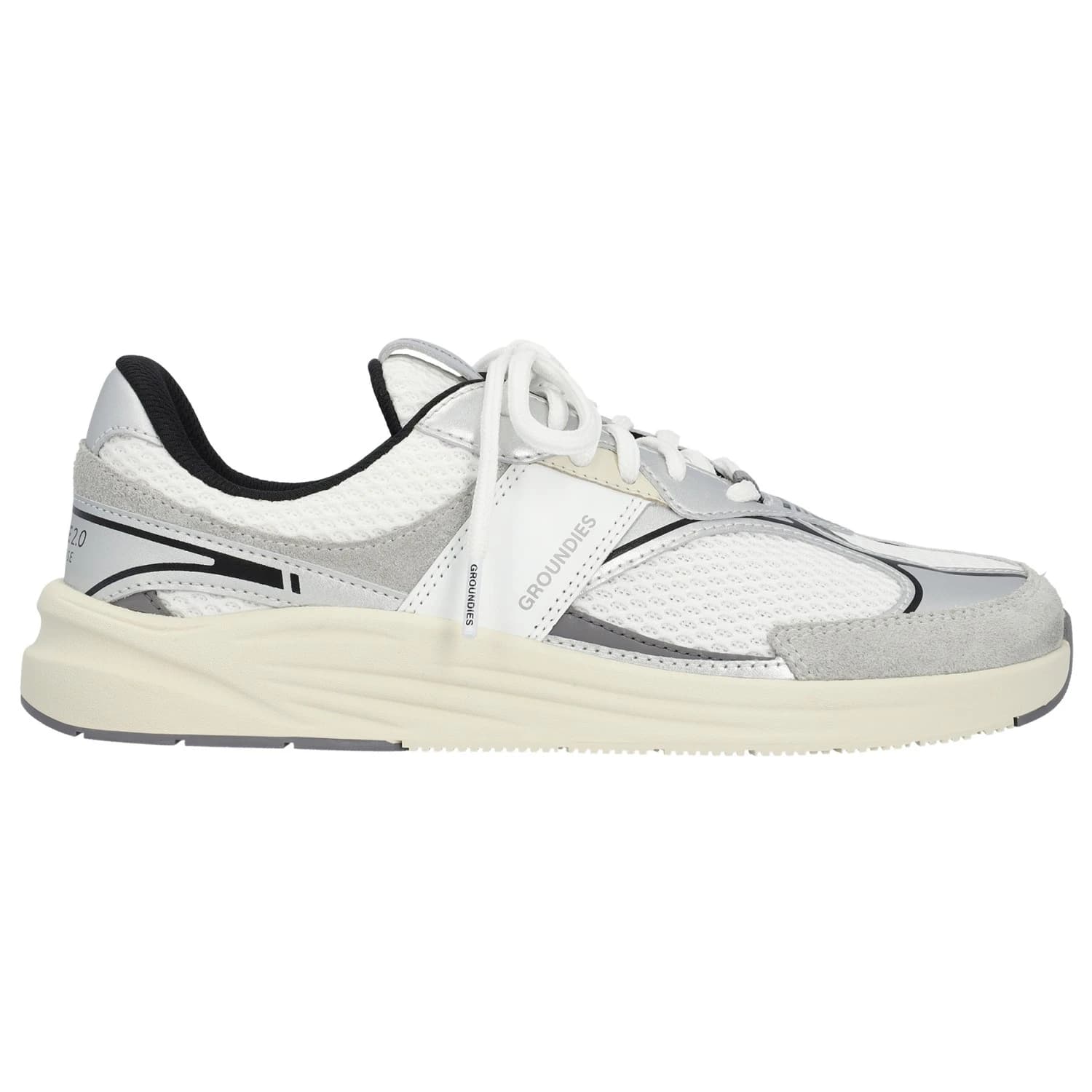 Обувки barefoot Groundies Starlite 2.0 Barefoot shoes - White / Silver / Black
