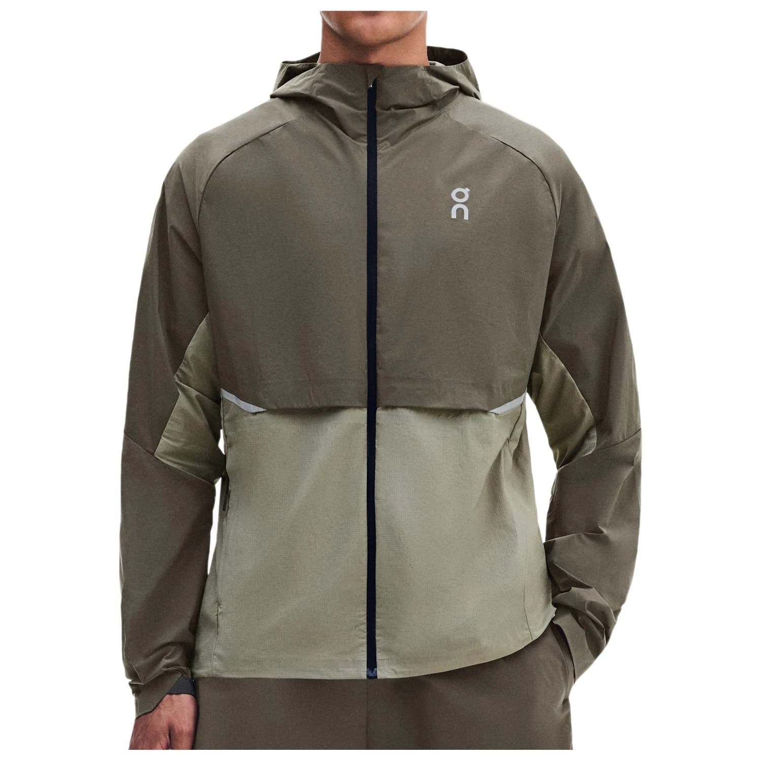 Яке за бягане On Core Jacket Running jacket - Bark / Vetiver