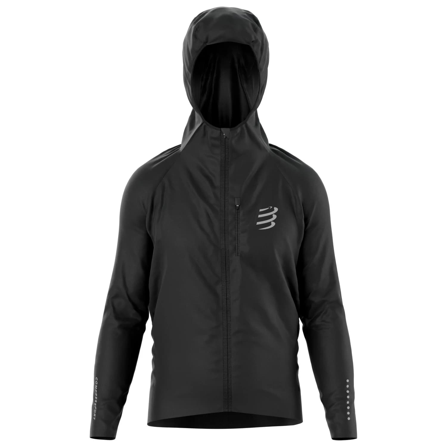 Яке за бягане Compressport Thunderstorm Waterproof Jacket Running jacket - Black