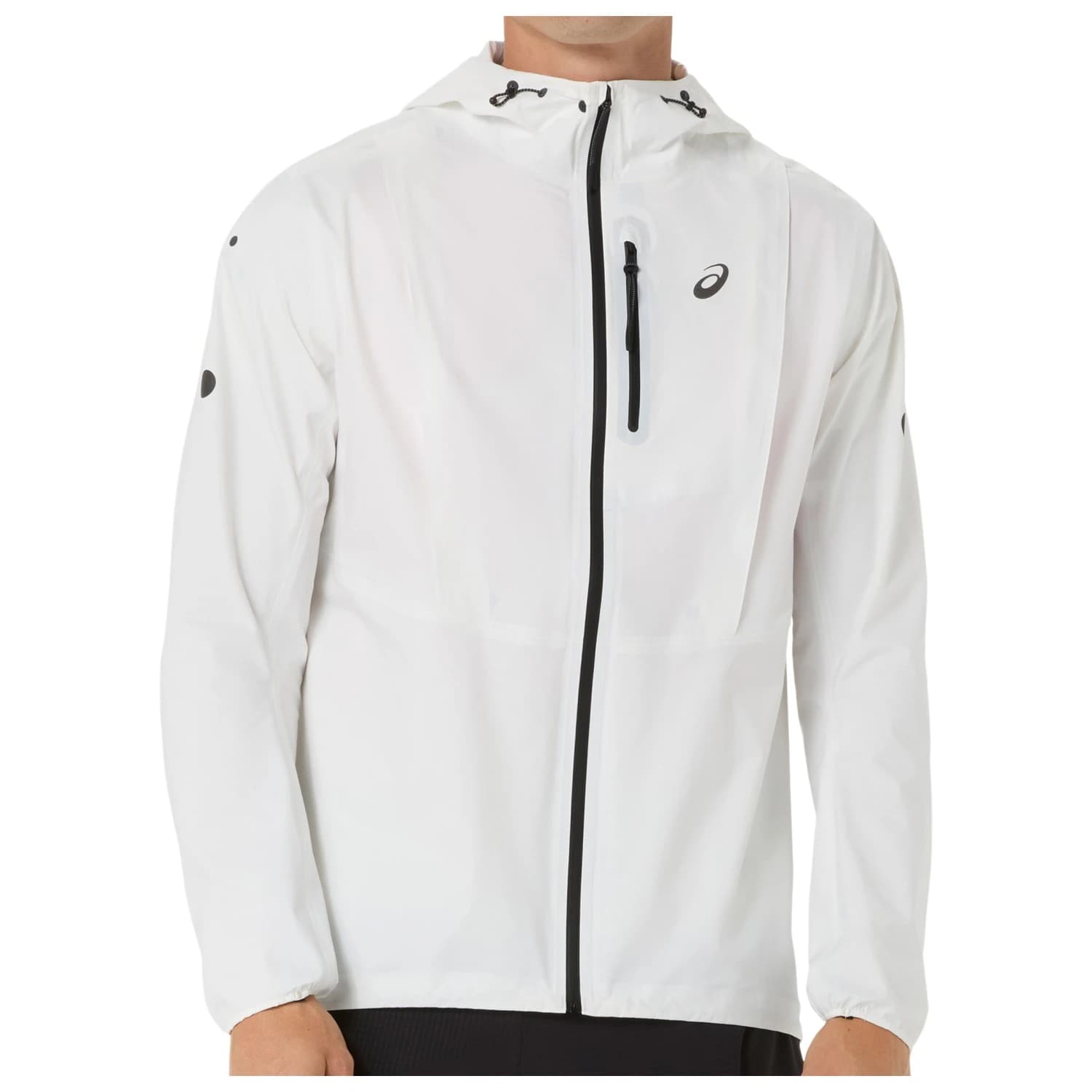 Мъжко яке за бягане Asics Fujitrail Elite Waterproof Jacket Running jacket - Cream