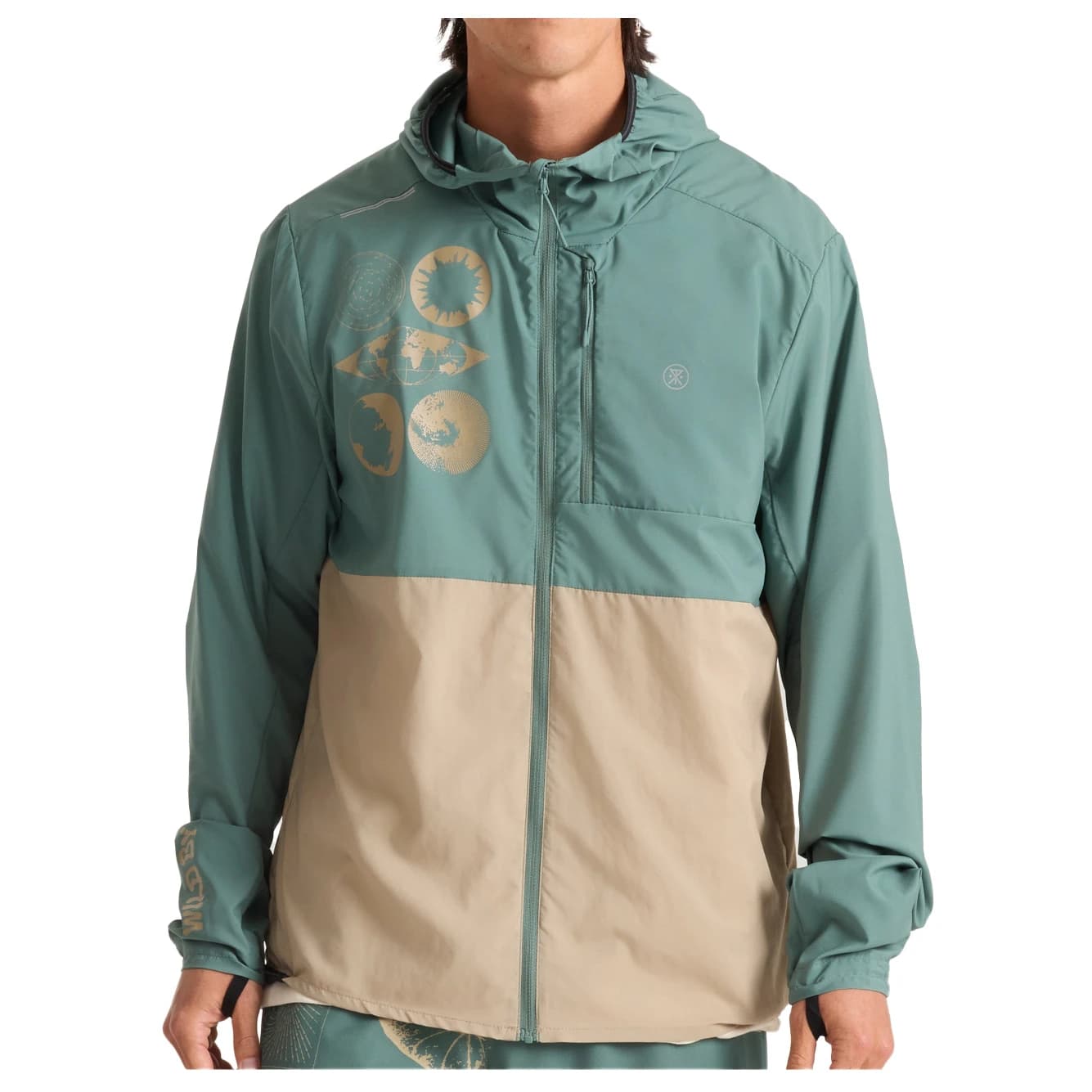 Мъжко яке за бягане Roark Secondwind 3.0 Running jacket - Slate Green 2