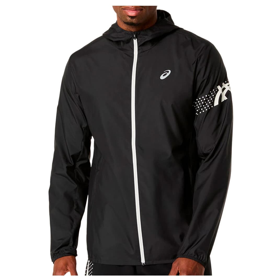 Мъжко яке за бягане Asics Icon Jacket Running jacket - Performance Black / Cream