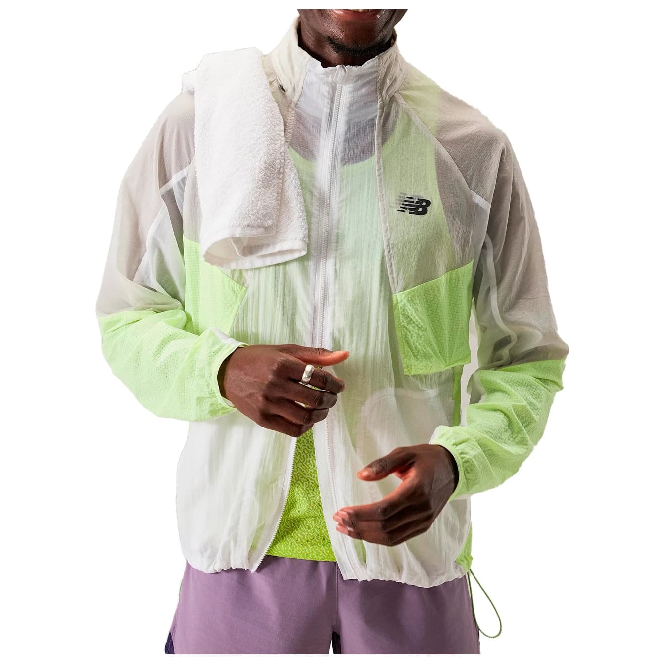 Мъжко яке за бягане New Balance RC Jacket Running jacket - Afterglow