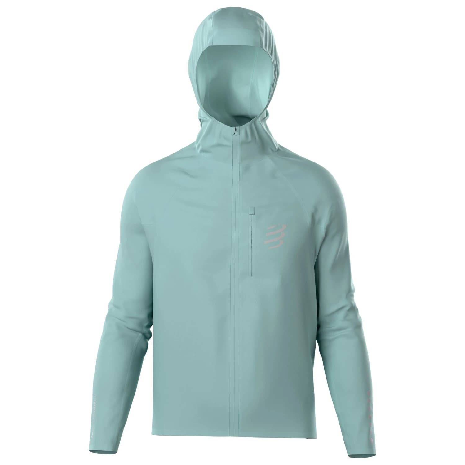 Мъжко яке за бягане Compressport Tempest Waterproof Jacket Running jacket - Ether / Reflective Silver