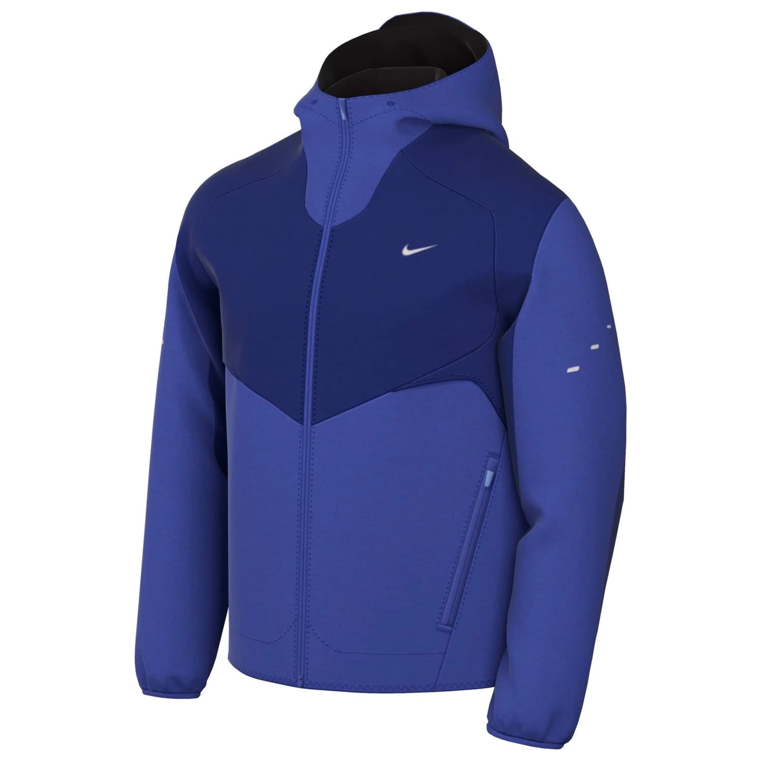 Мъжко яке за бягане Nike Stride Dri-Fit Running Jacket - Deep Royal Blue / Lapis / Reflective Silver