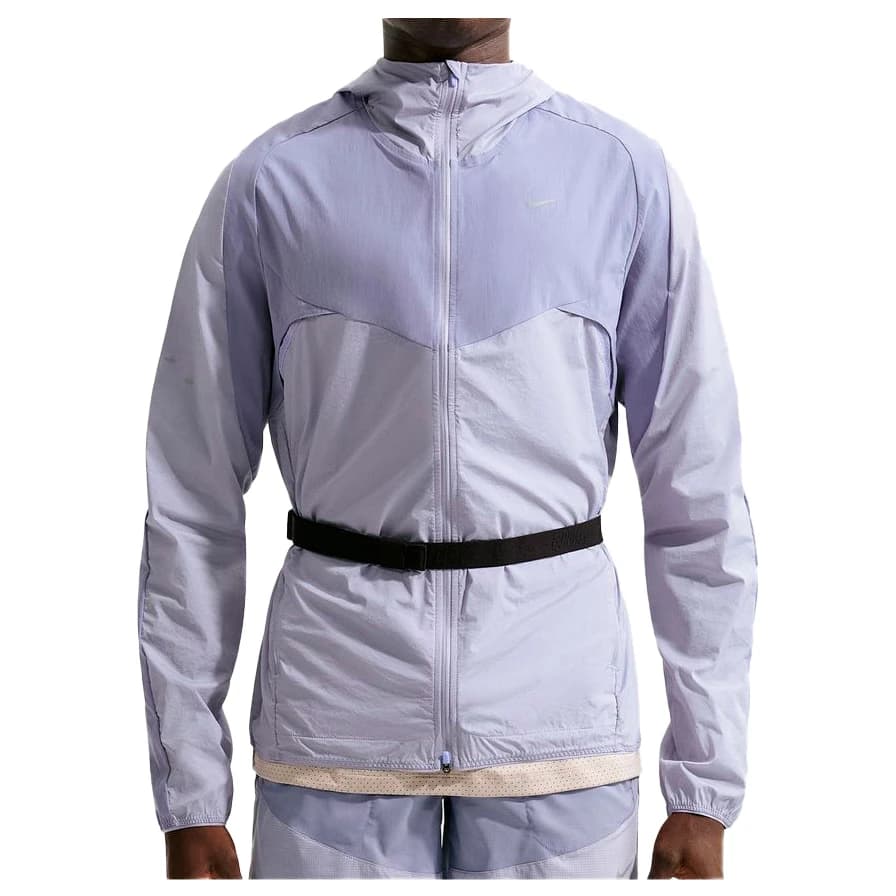 Мъжко яке за бягане Nike Stride Dri-Fit Running Jacket - Iron Purple / Indigo Haze / Reflective Silver
