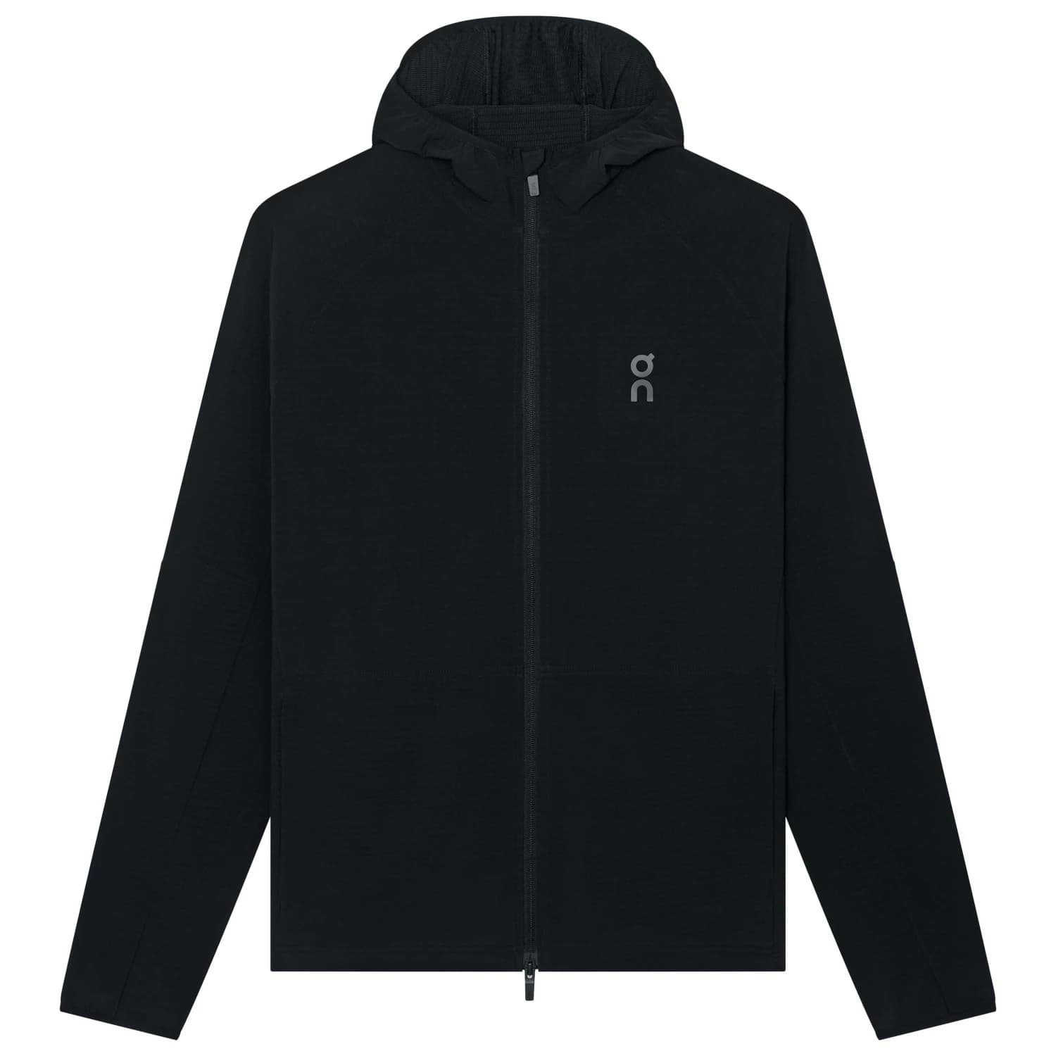 Яке за бягане On Weather Hoodie Running jacket - Black