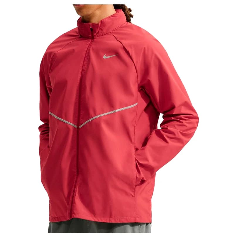 Мъжко яке за бягане Nike UV Repel Miler Jacket Running jacket - Tough Red / Tough Red / Reflective Silver