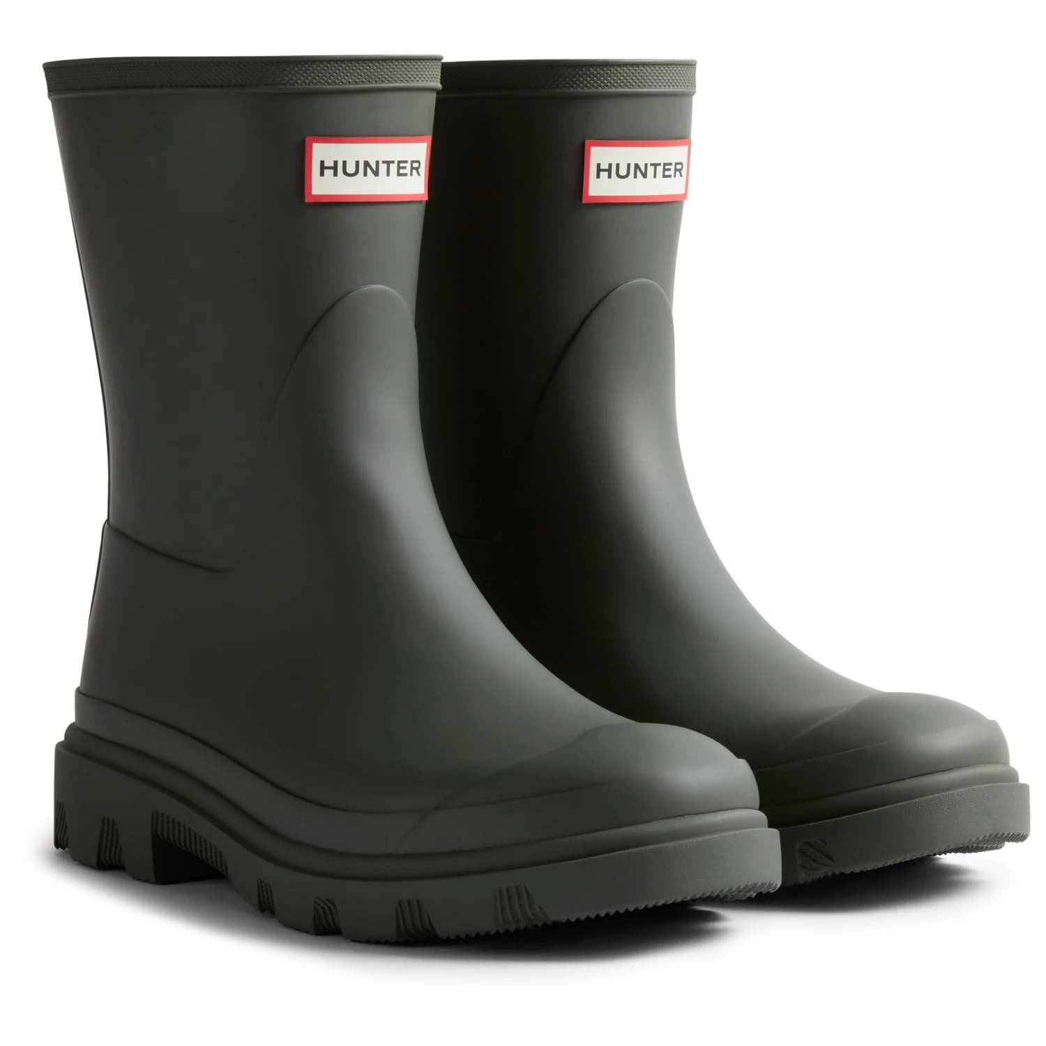 Гумени ботуши Hunter Boots Downpour Short Boot Wellington boots - Dark Olive