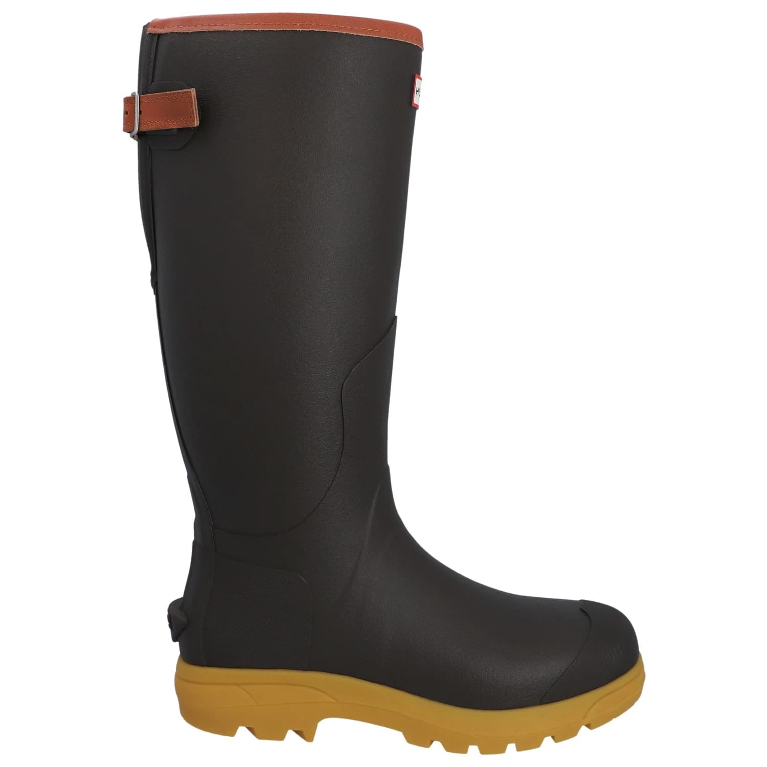 Гумени ботуши Hunter Boots Field Bull Dog Boot Wellington boots - Chocolate Brown / Fennel Seed
