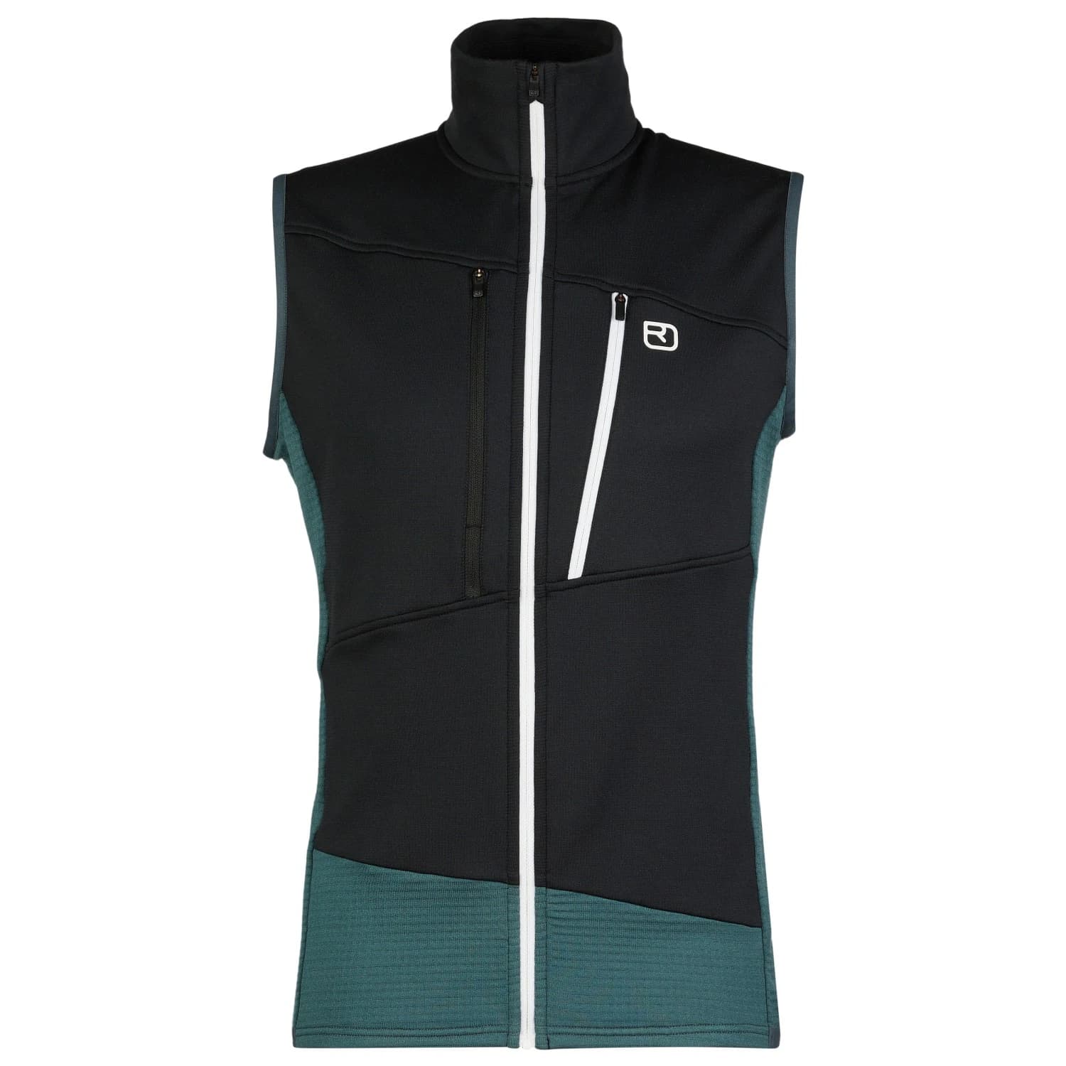 Мъжки вълнен елек Ortovox Fleece Grid Vest Fleece vest - Dark Arctic Grey
