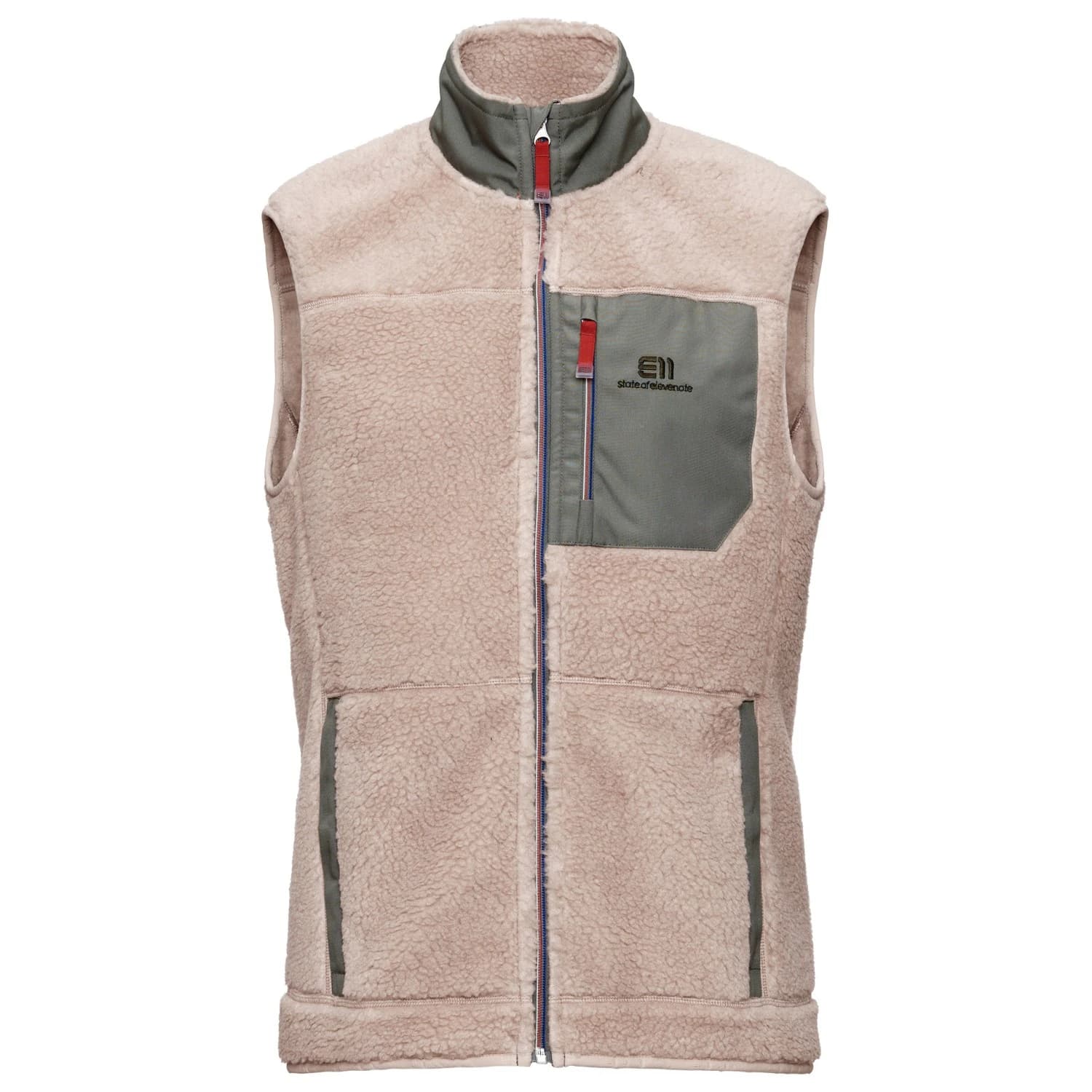 Поларен елек Elevenate Glacier Pile Vest Fleece vest - Ginger Beige