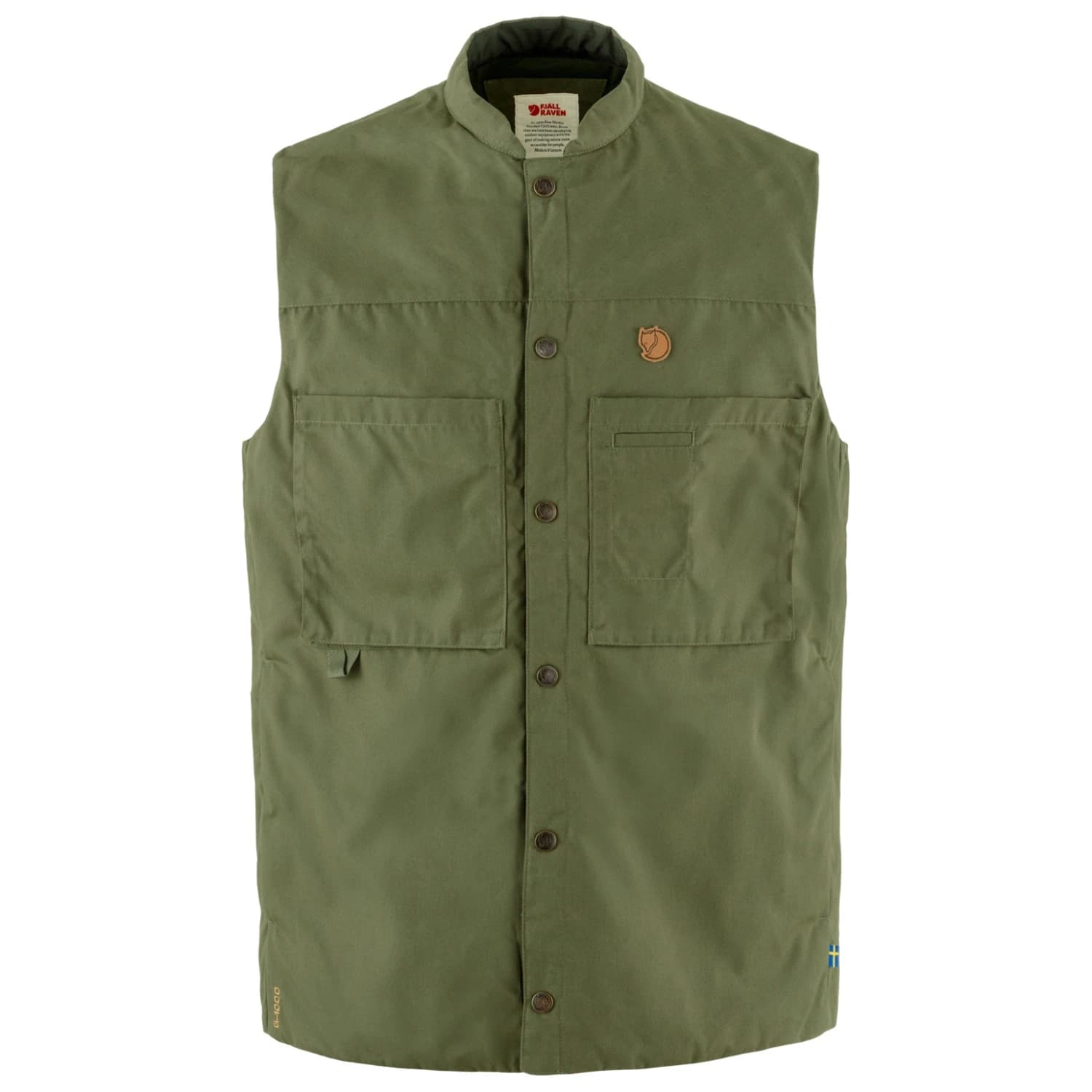 Мъжки синтетичен елек Fjällräven Singi Padded Vest Synthetic vest - Laurel Green