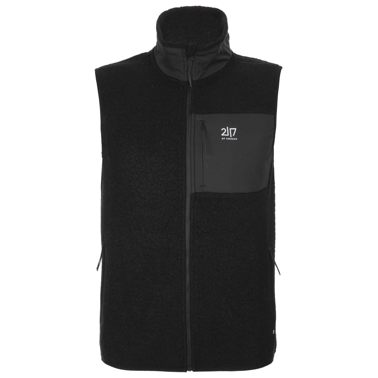 Мъжки вълнен елек 2117 of Sweden Skord Pile Vest Wool vest - Black