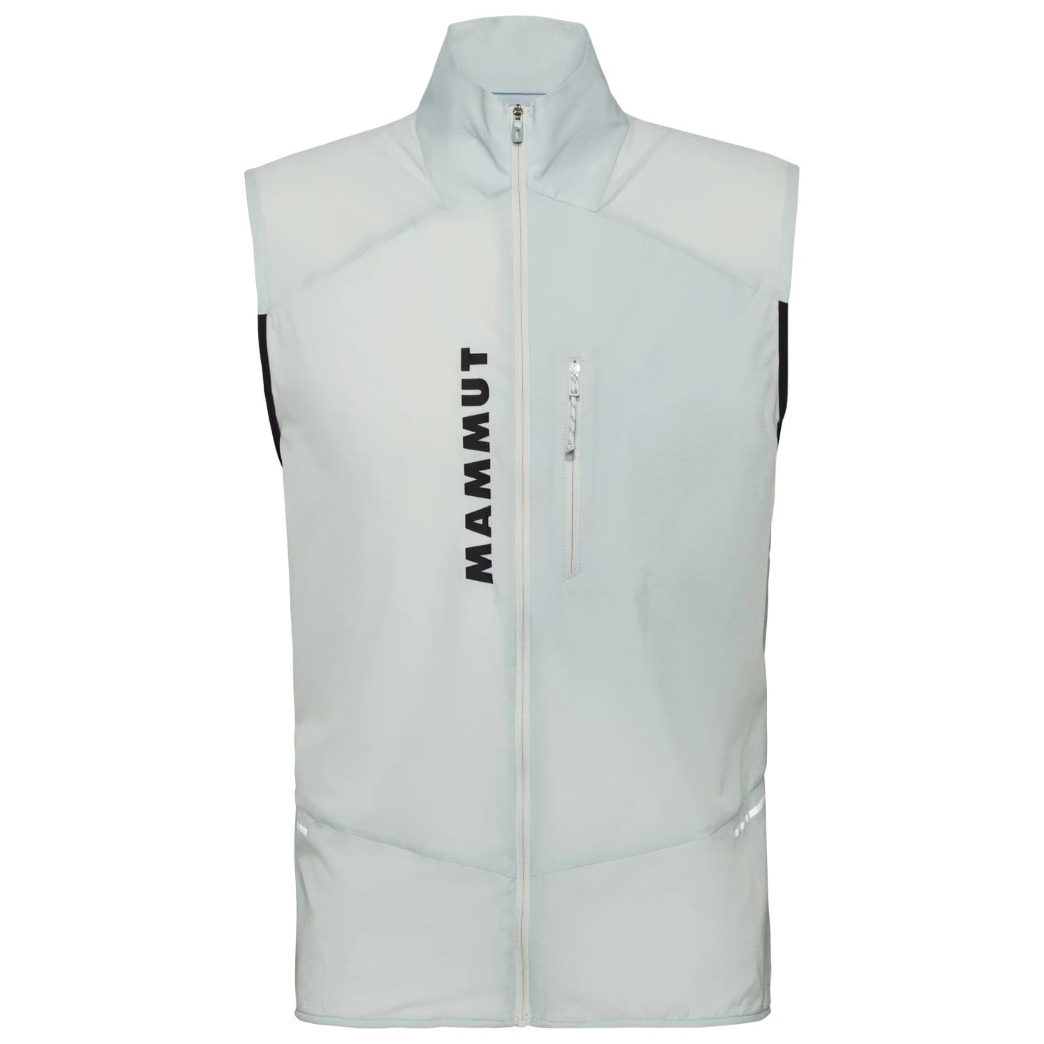 Мъжки софтшел елек Mammut Aenergy Trailrunning Windbreaker Hybrid Vest Softshell vest - Silver Sage / Black