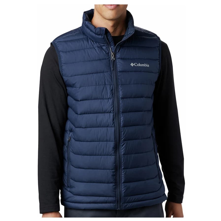 Мъжки синтетичен елек Columbia Powder Lite II Vest Synthetic vest - Collegiate Navy