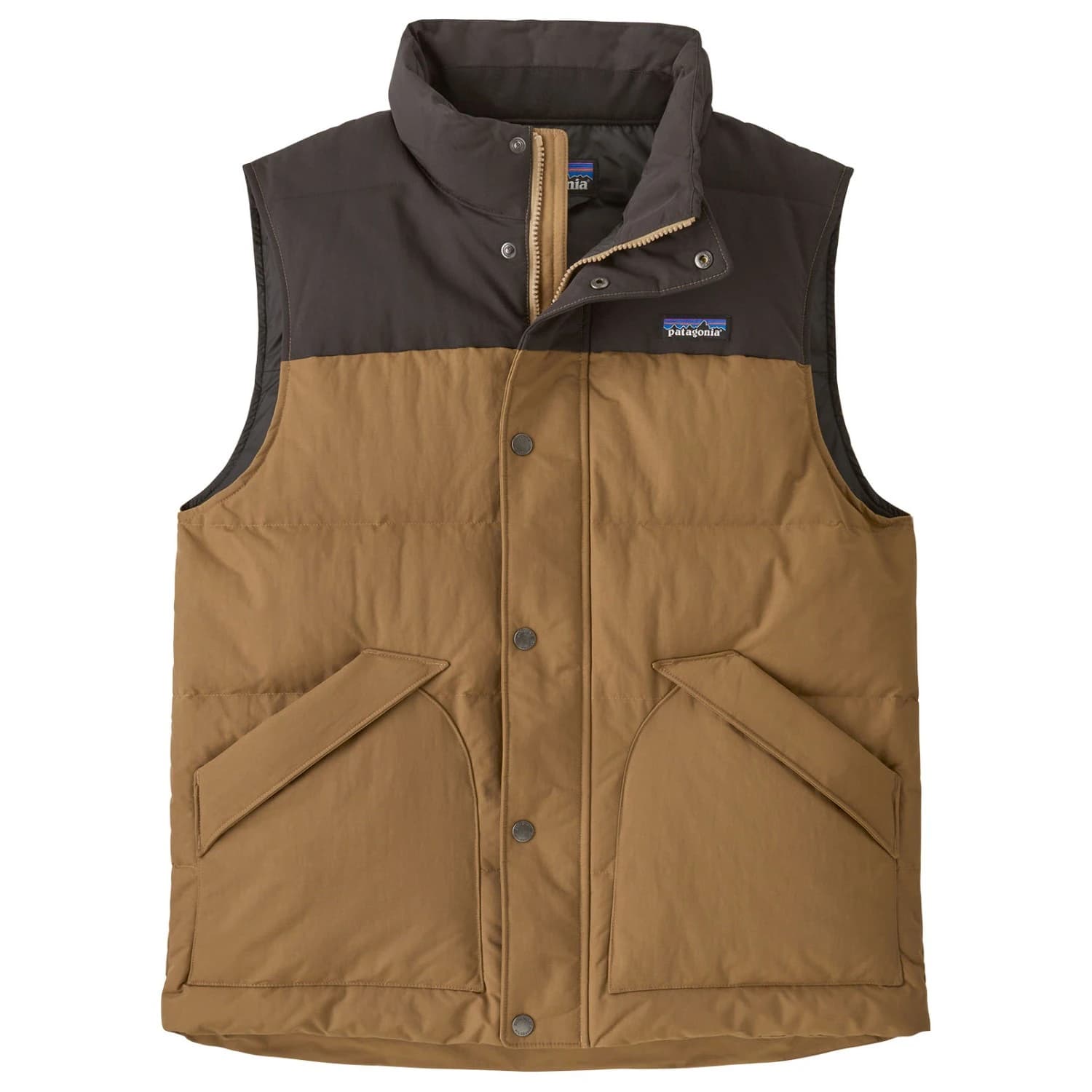 Мъжки пухен елек Patagonia Downdrift Vest Down vest - Coriander Brown