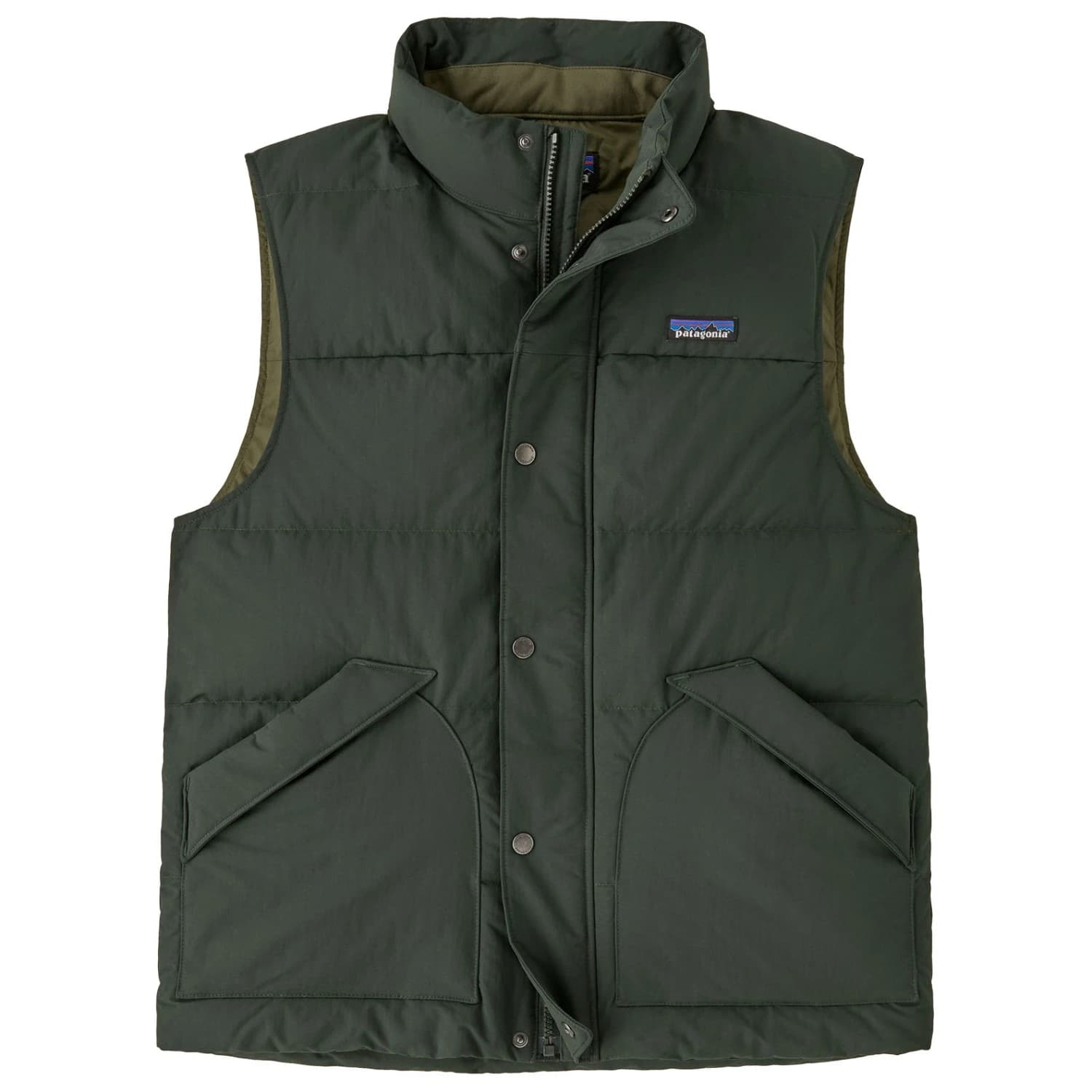Мъжки пухен елек Patagonia Downdrift Vest Down vest - Old Growth Green