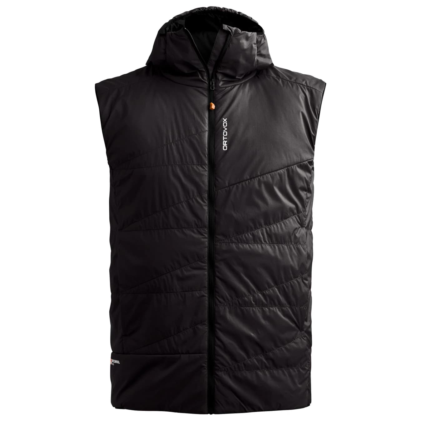 Мъжки вълнен елек Ortovox Swisswool Piz Duan Vest Merino vest - Black Raven