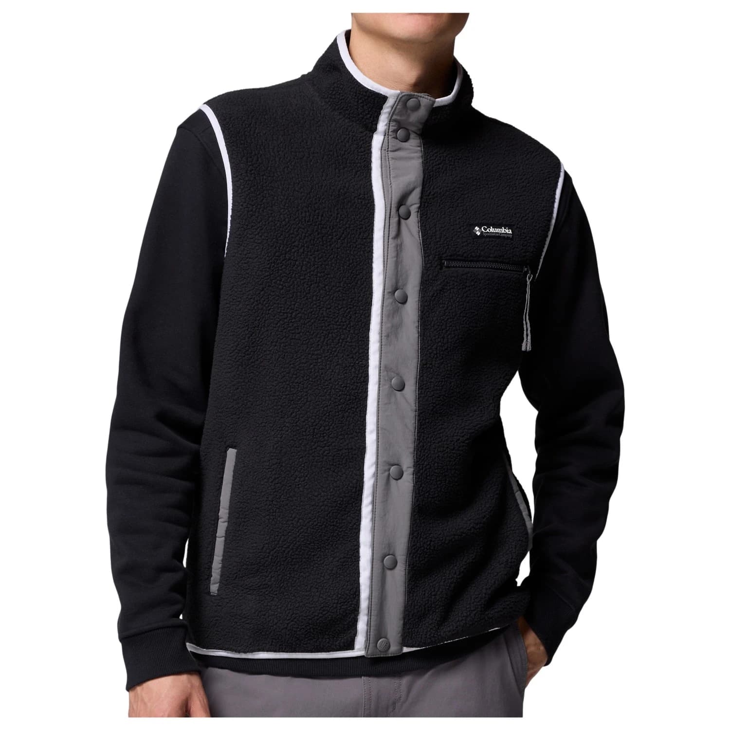 Мъжки поларен елек Columbia Helvetia II Vest Fleece vest - Black