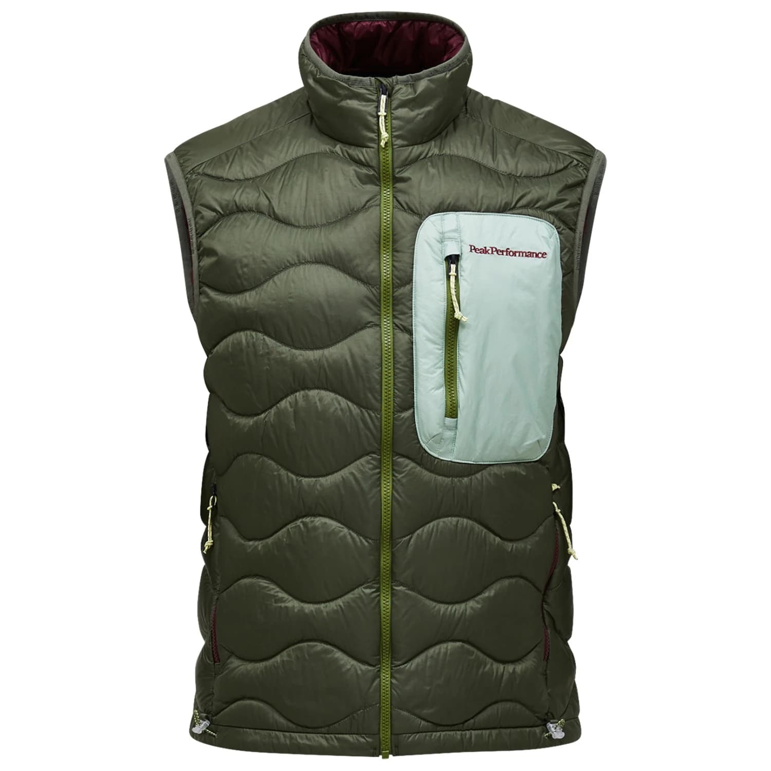 Мъжки пухен елек Peak Performance Helium Utility Down Vest Down vest - Pine Needle / Frosted Fern