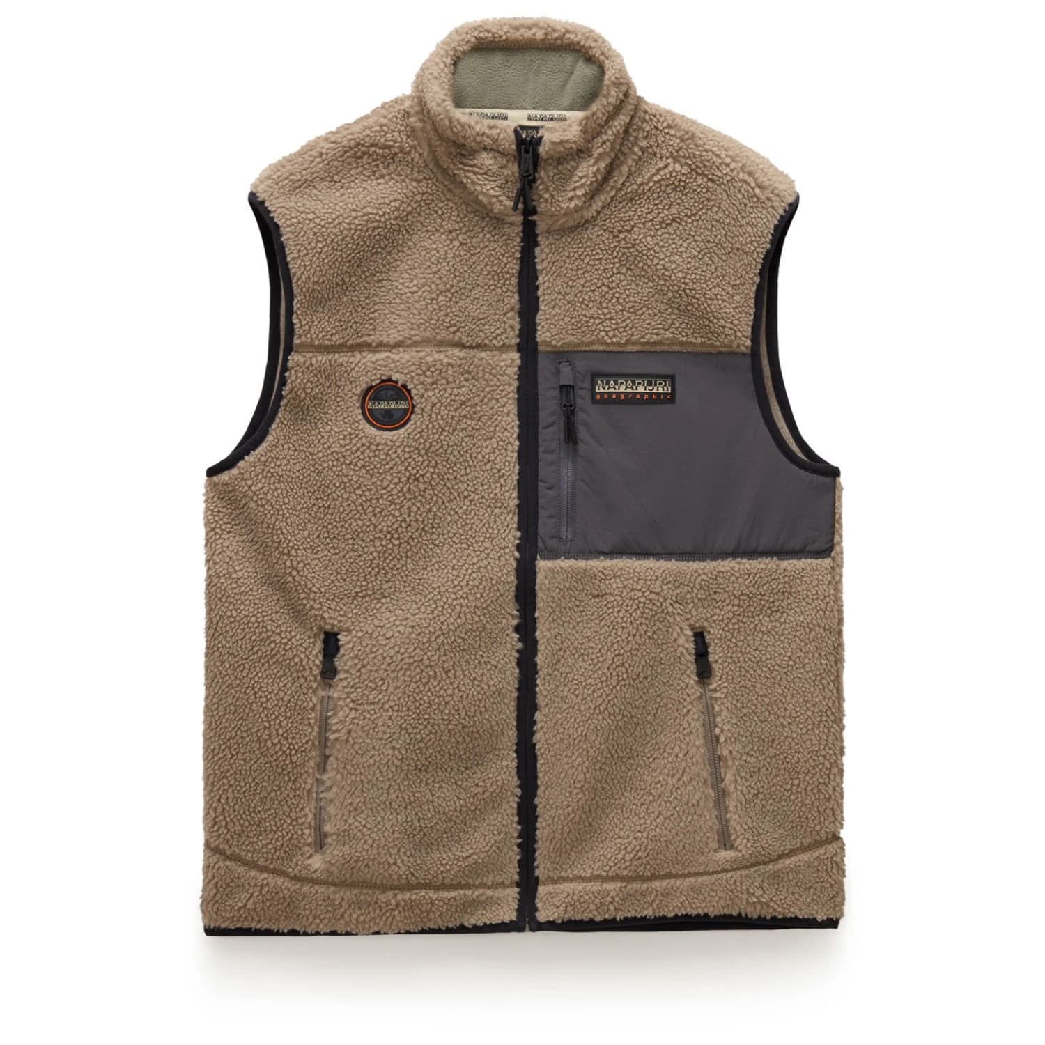 Мъжки поларен елек Napapijri Yupik V Fleece vest - MCD