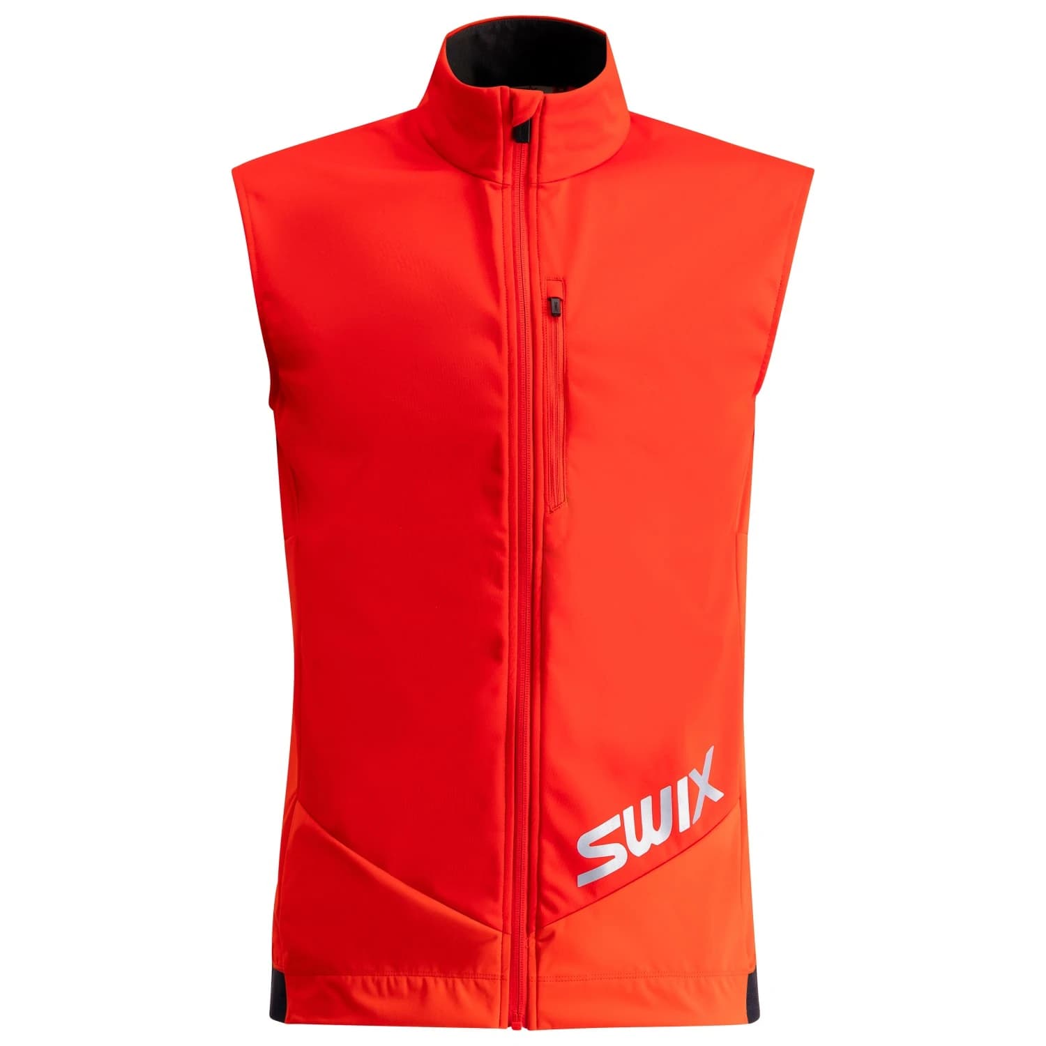 Мъжки софтшел елек Swix Quantum Windstopper Vest Softshell vest - Fiery Red