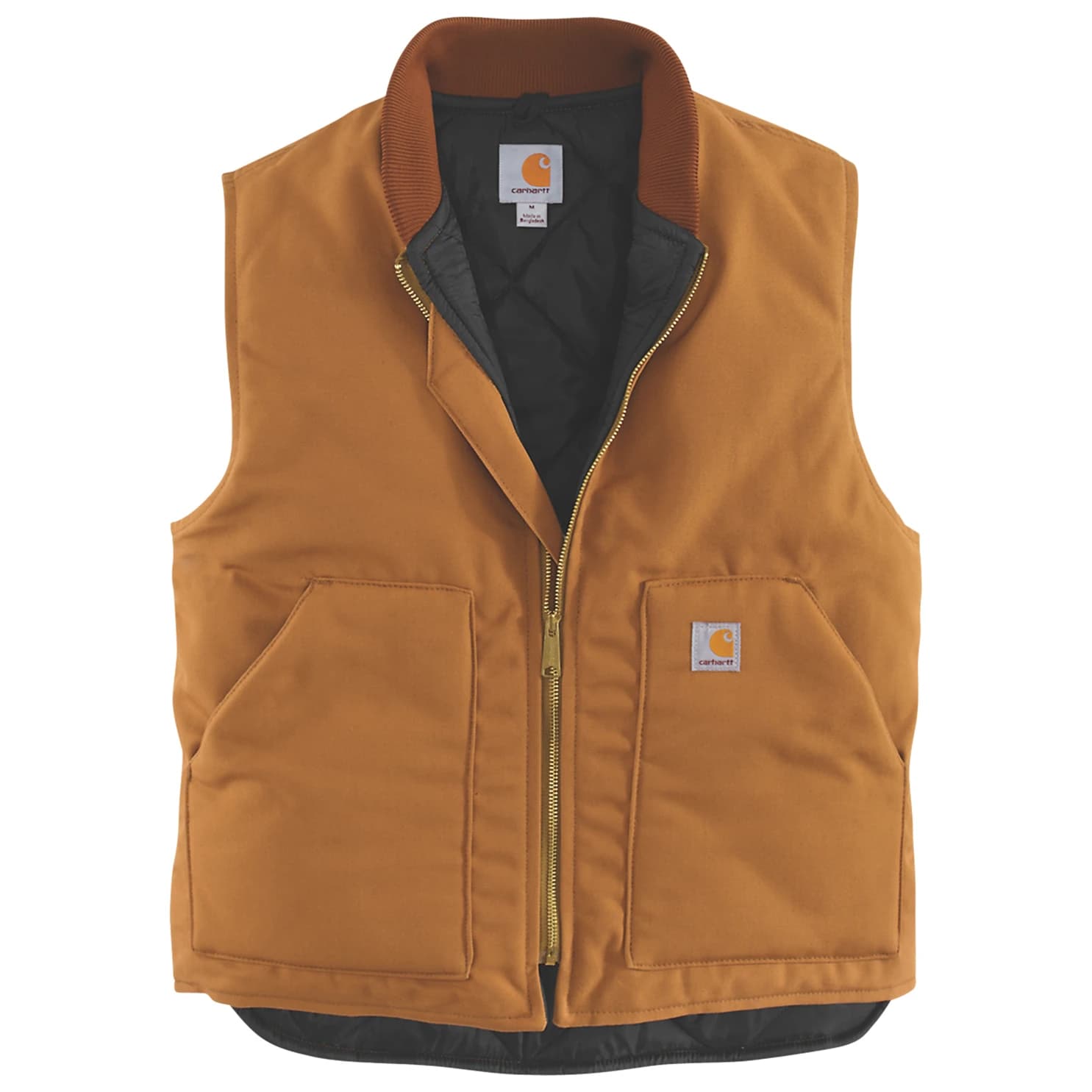 Мъжки синтетичен елек Carhartt Insulated Rib Collar Vest Casual vest - Carhartt Brown