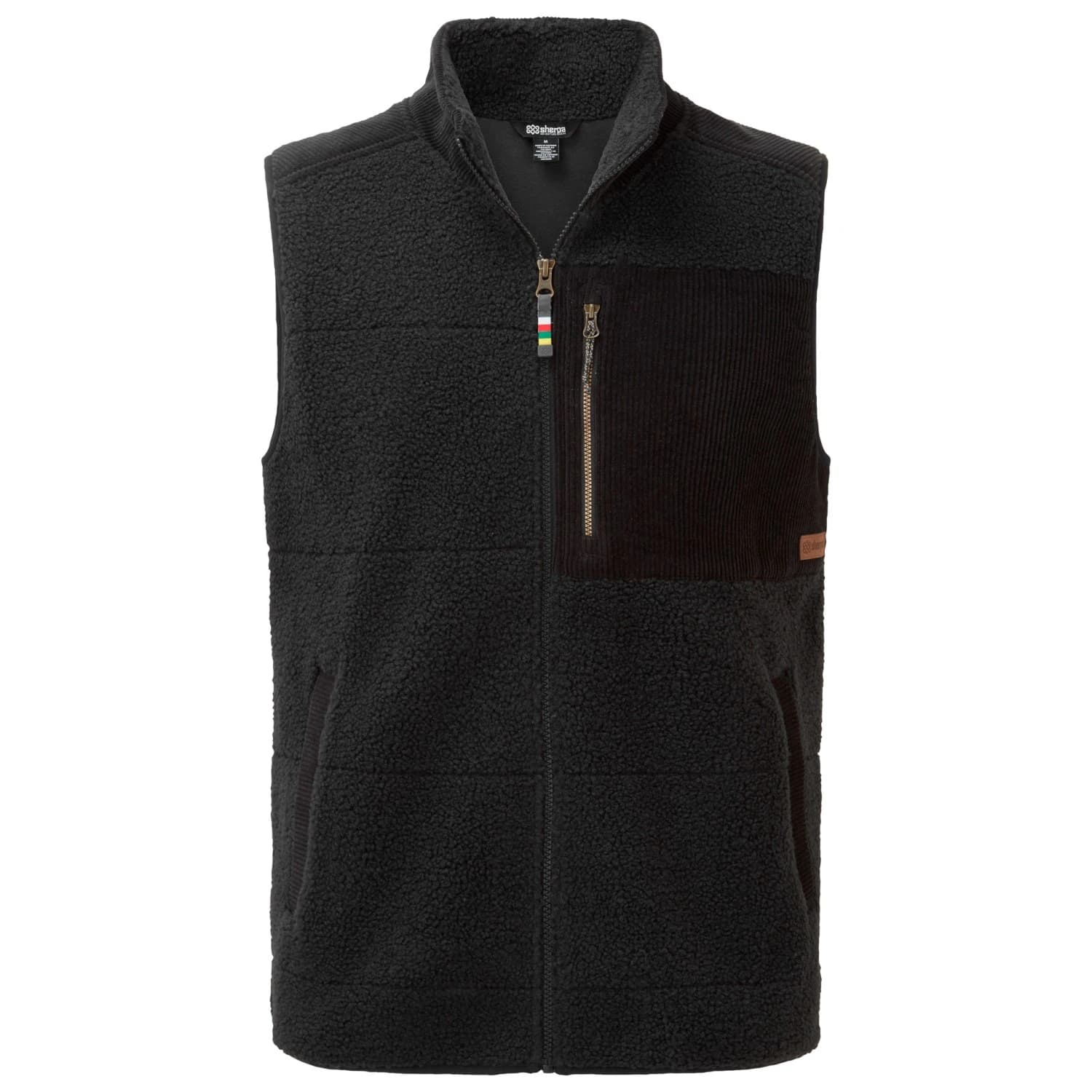 Мъжки поларен елек Sherpa Rangeli Vest Fleece vest - Black