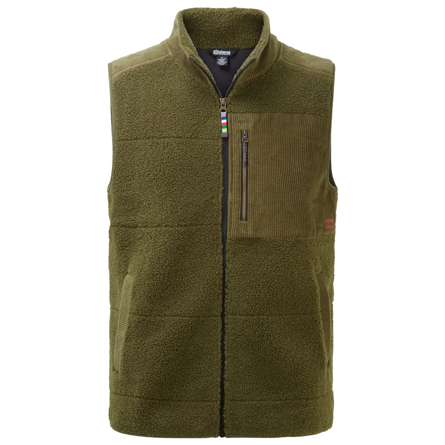 Мъжки поларен елек Sherpa Rangeli Vest Fleece vest - Evergreen