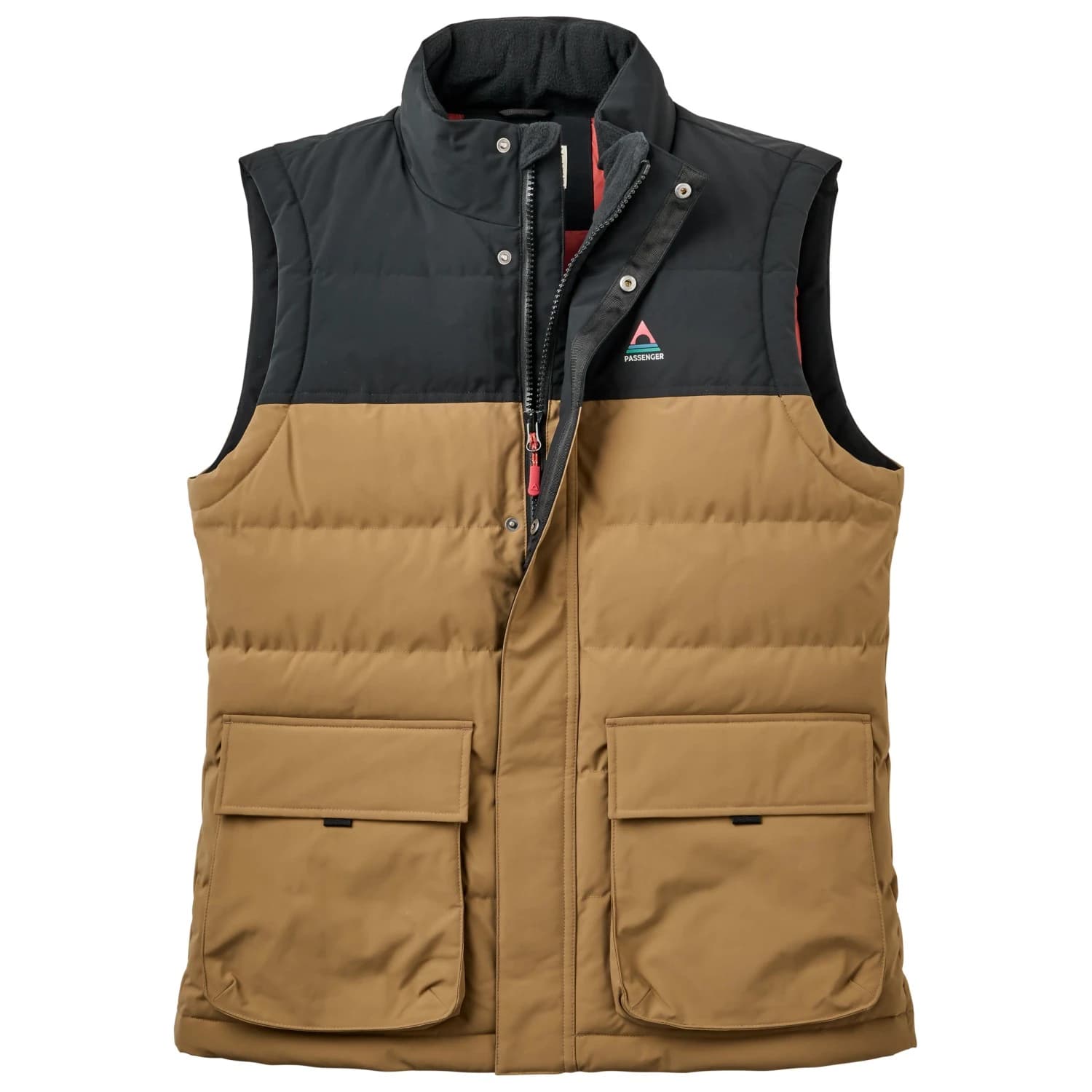 Мъжки зимен елек Passenger Baltic Recycled Insulated Vest Winter vest - Caramel / Black