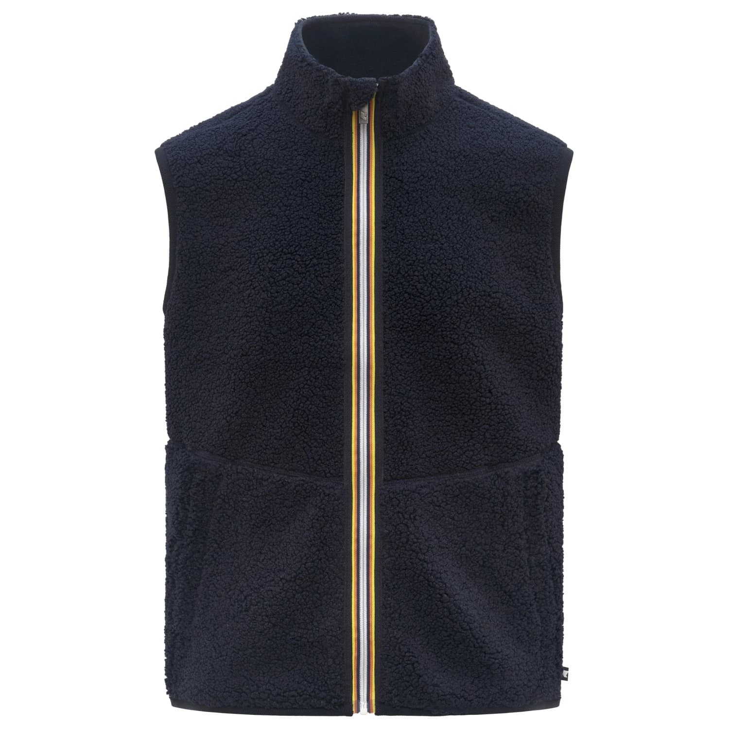 Мъжки поларен елек K-Way Yannick Sherpa Polar Double Fleece vest - Blue Depth / Blue Depth