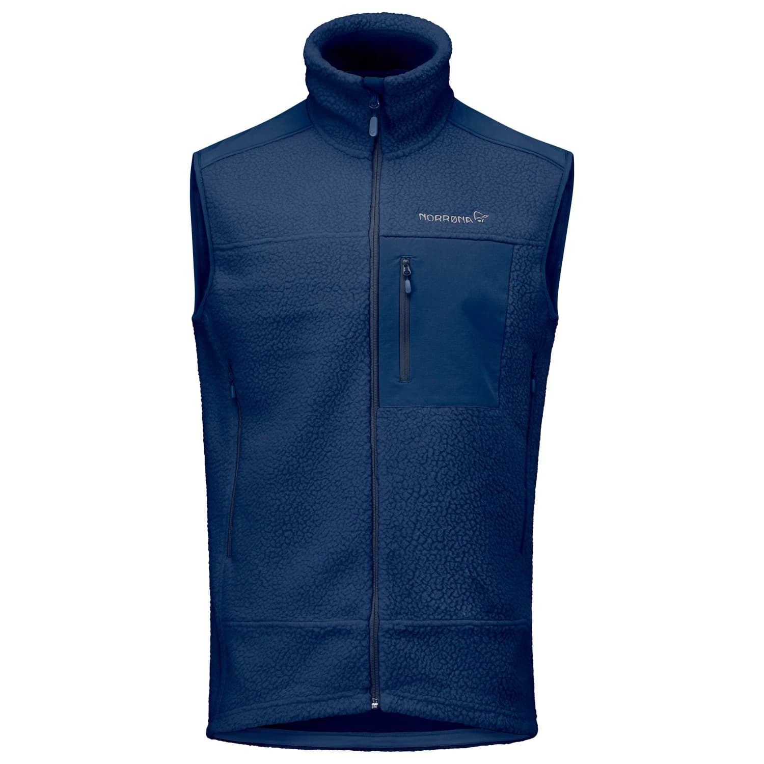 Мъжки поларен елек Norrøna Trollveggen Warm3 Vest Fleece vest - Indigo Night