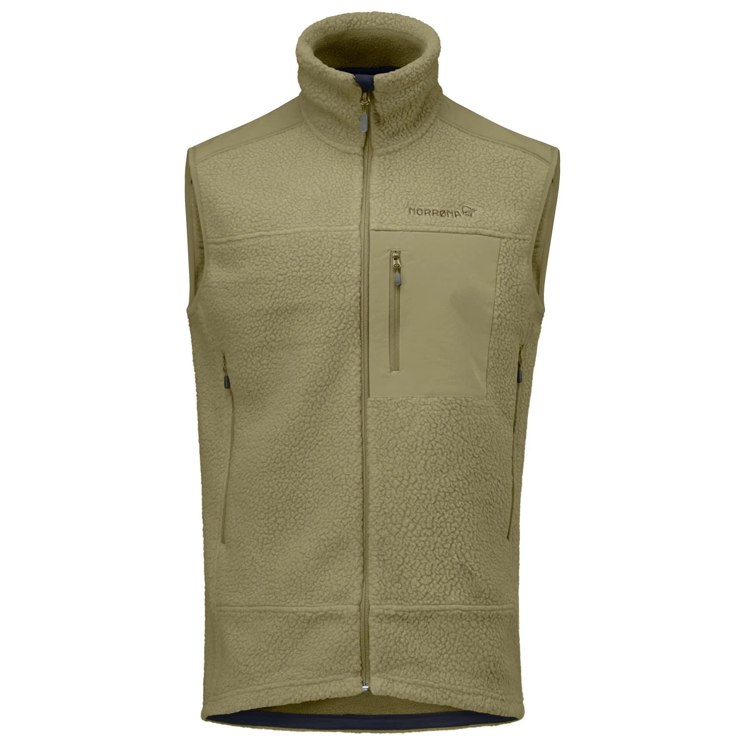 Мъжки поларен елек Norrøna Trollveggen Warm3 Vest Fleece vest - Deep Lichen Green