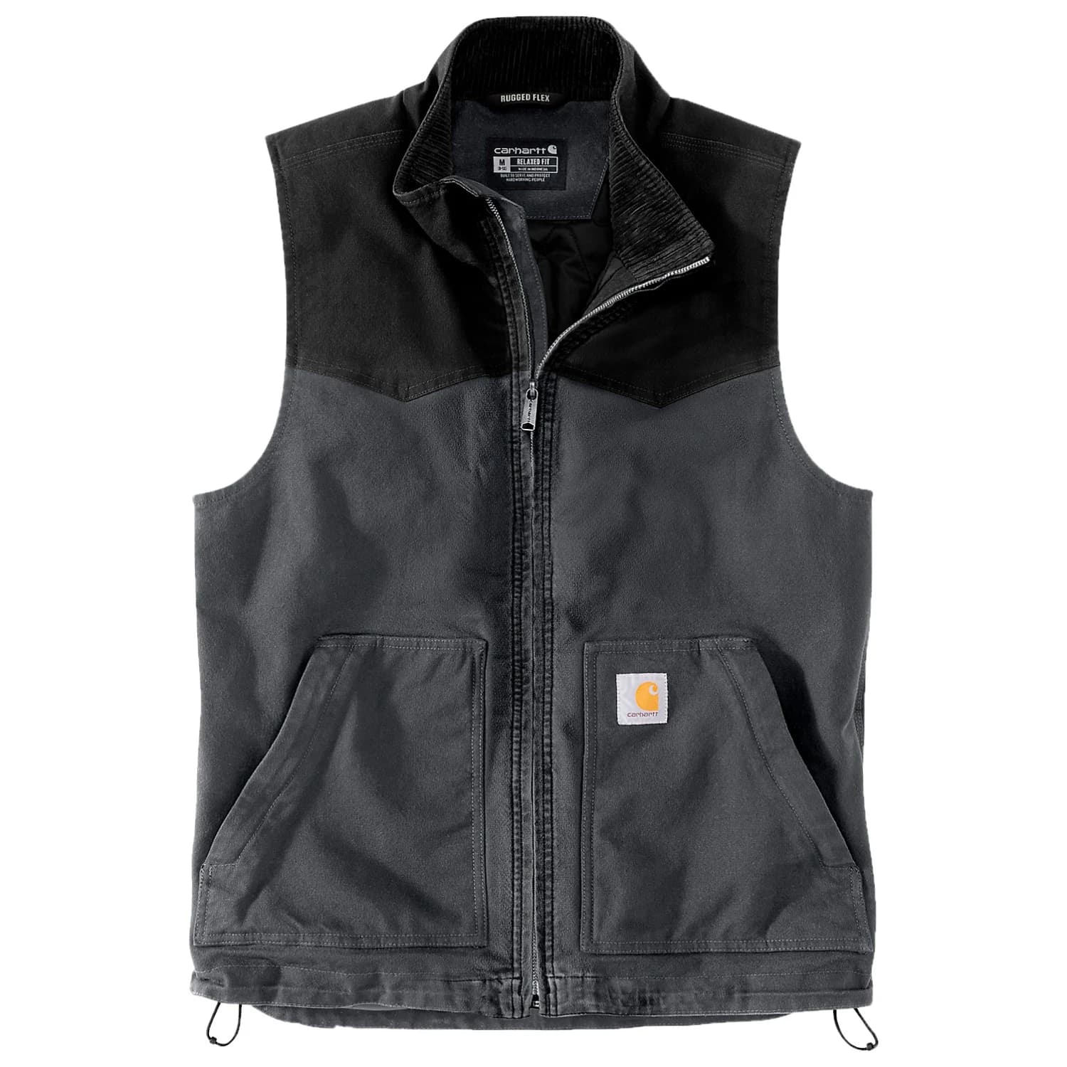 Мъжки синтетичен елек Carhartt Montana Rugged Flex Relaxed Fit Duck Vest Synthetic vest - Shadow / Black