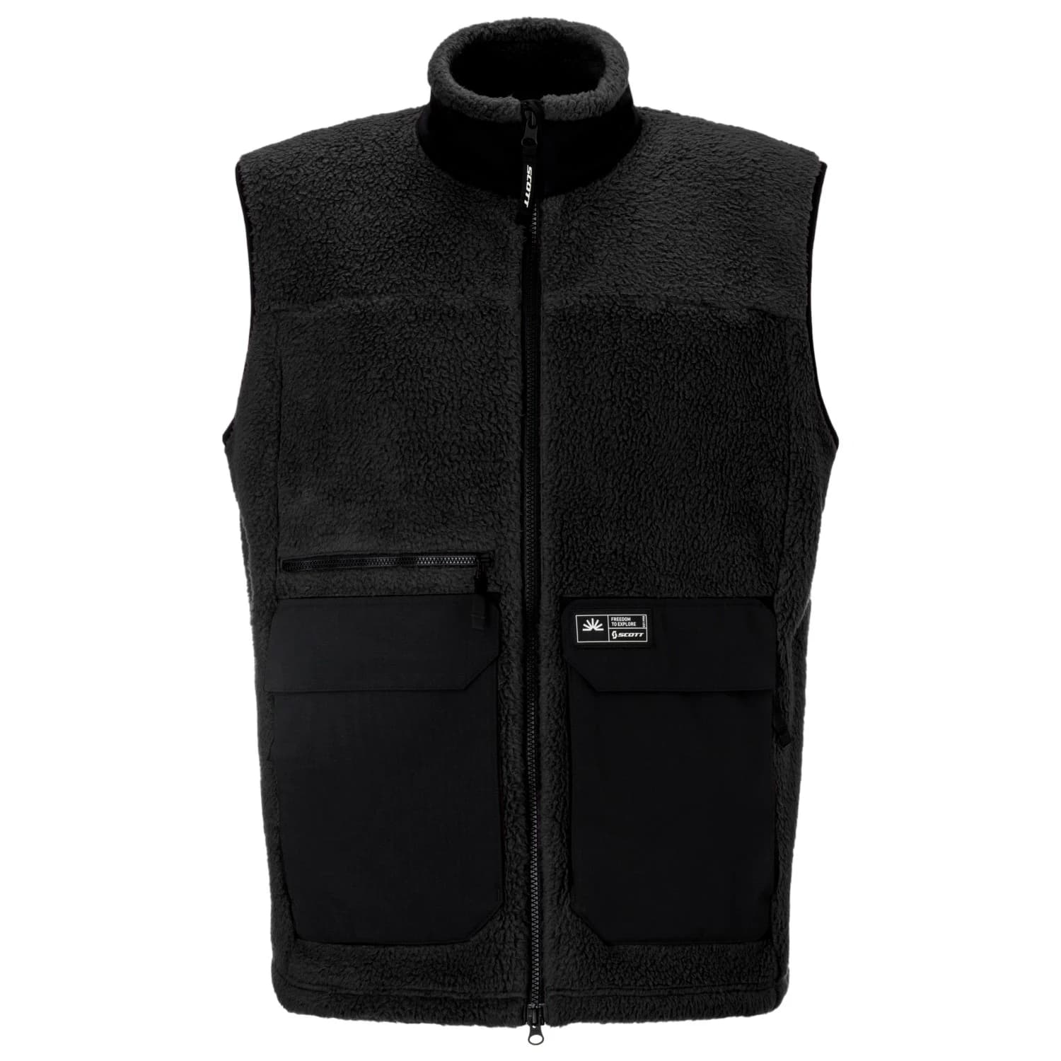 Мъжки поларен елек Scott Vest Escape Heritage Pile Fleece vest - Black