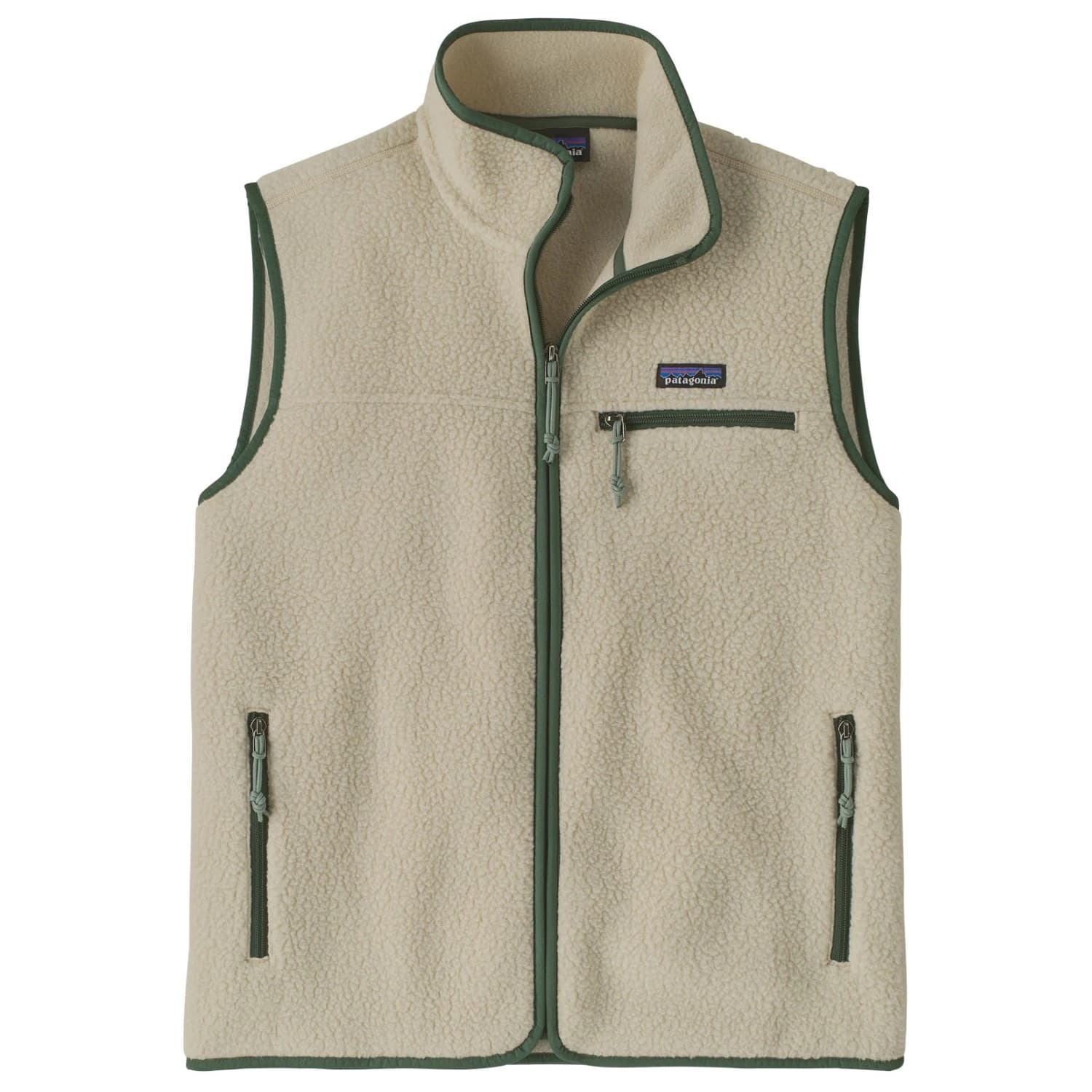 Мъжки поларен елек Patagonia Retro Pile Vest Fleece vest - Pelican / Canopy Green