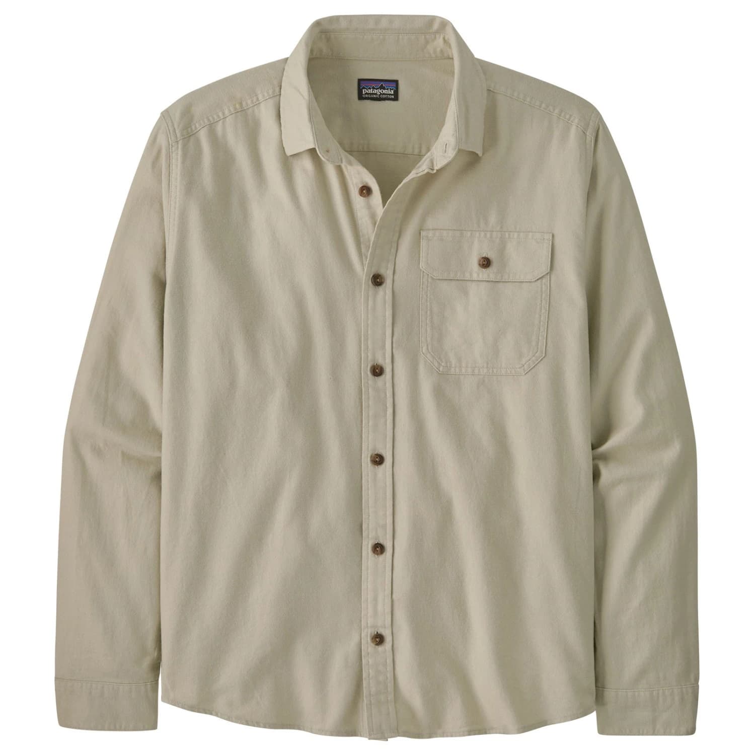 Мъжка риза с копчета Patagonia L/S LW Fjord Flannel Shirt - Pelican