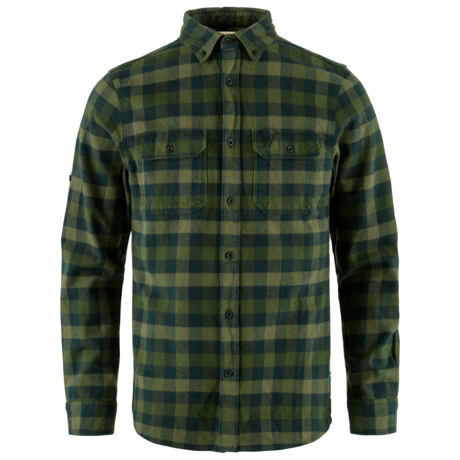 Мъжка риза с копчета Fjällräven Skog Shirt - Deep Forest / Laurel Green