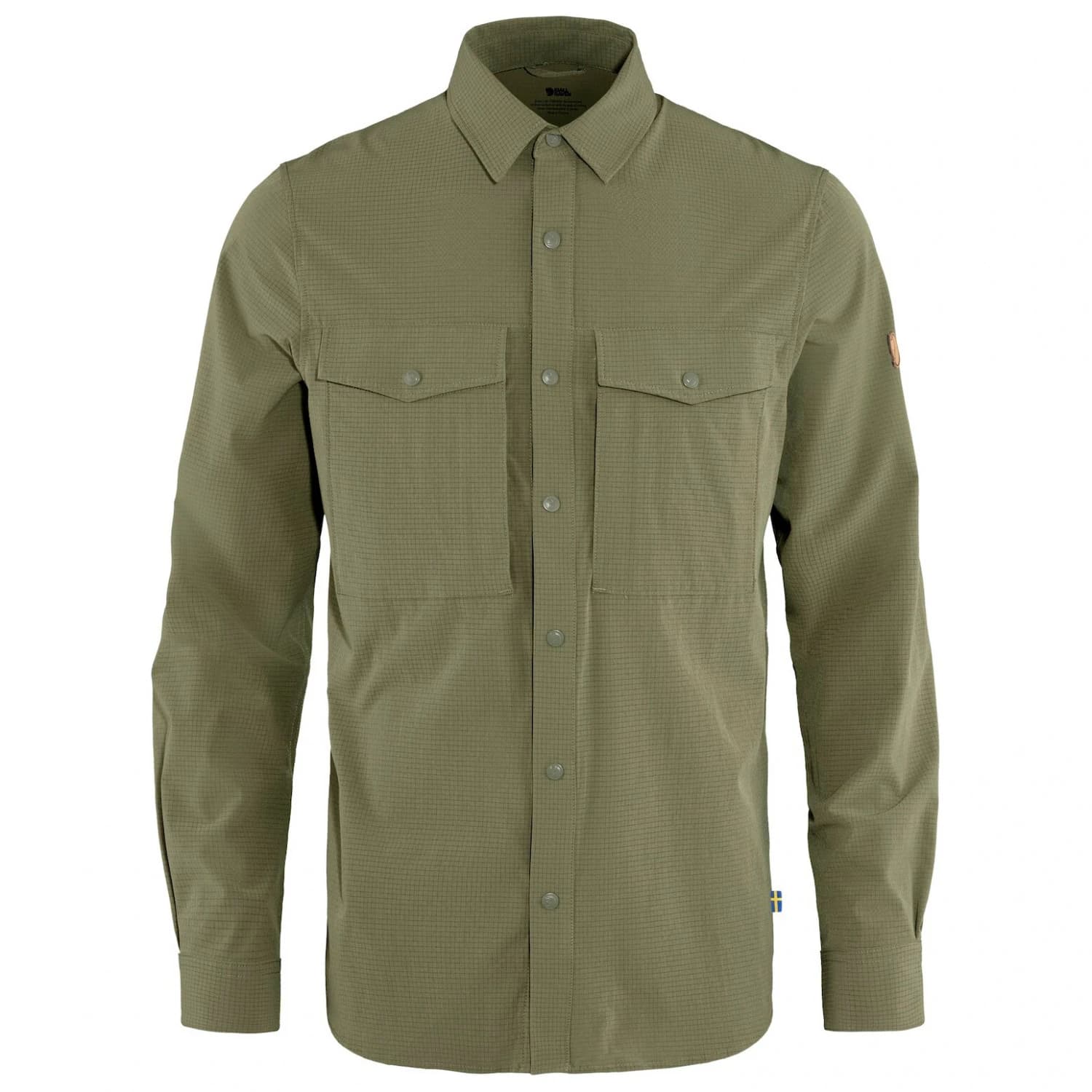 Мъжка риза с копчета Fjällräven Abisko Trekking Shirt - Light Olive