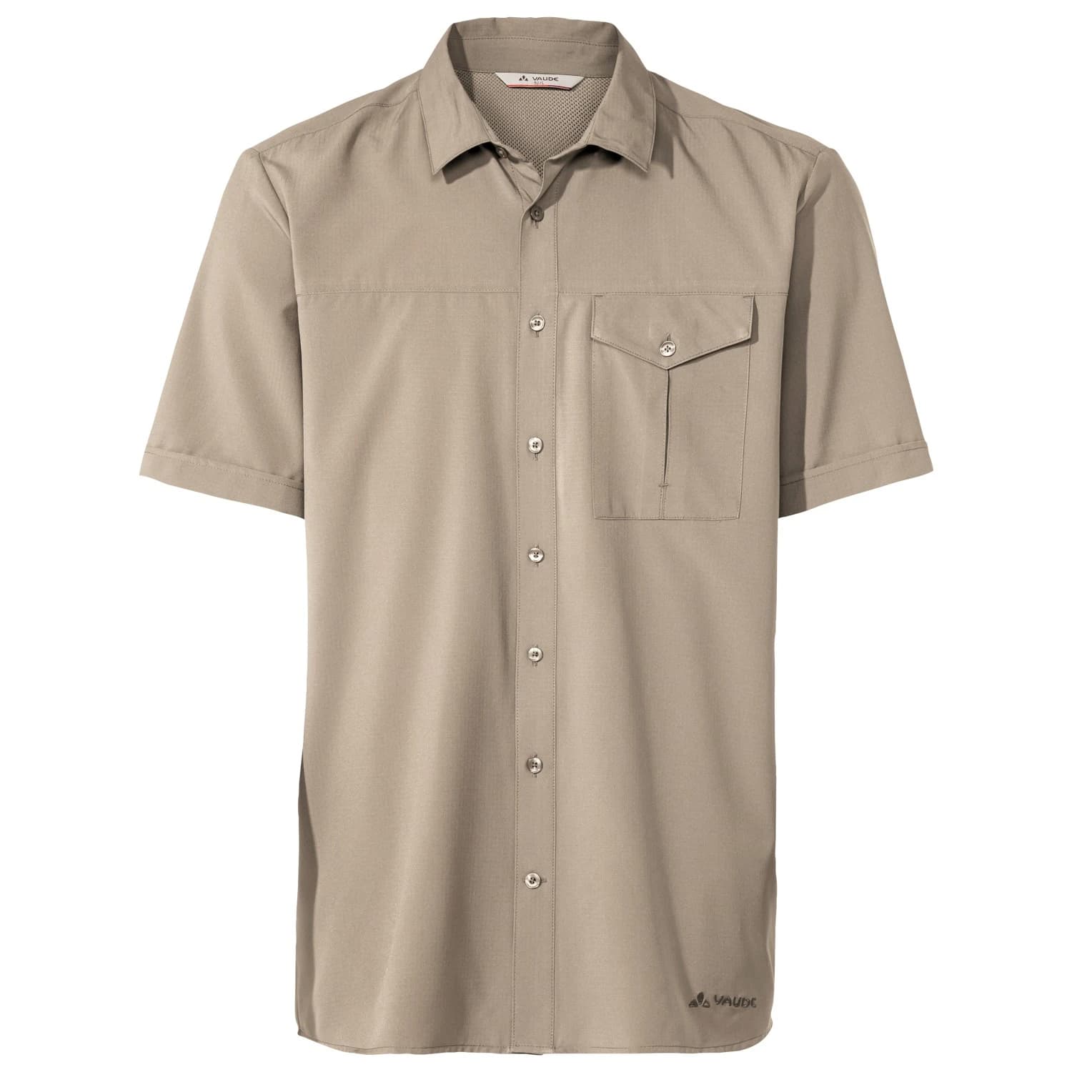 Мъжка риза с копчета Vaude Rosemoor Shirt II Shirt - Linen Uni