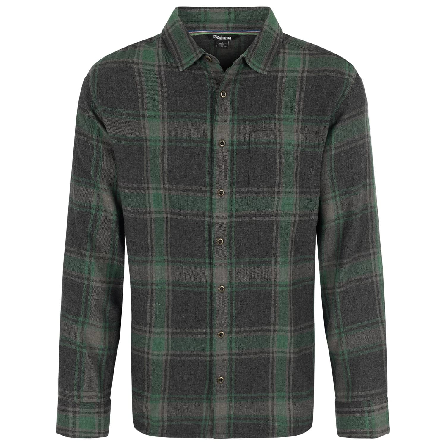 Мъжка риза с копчета Sherpa Batsa Eco L/S Shirt - Black