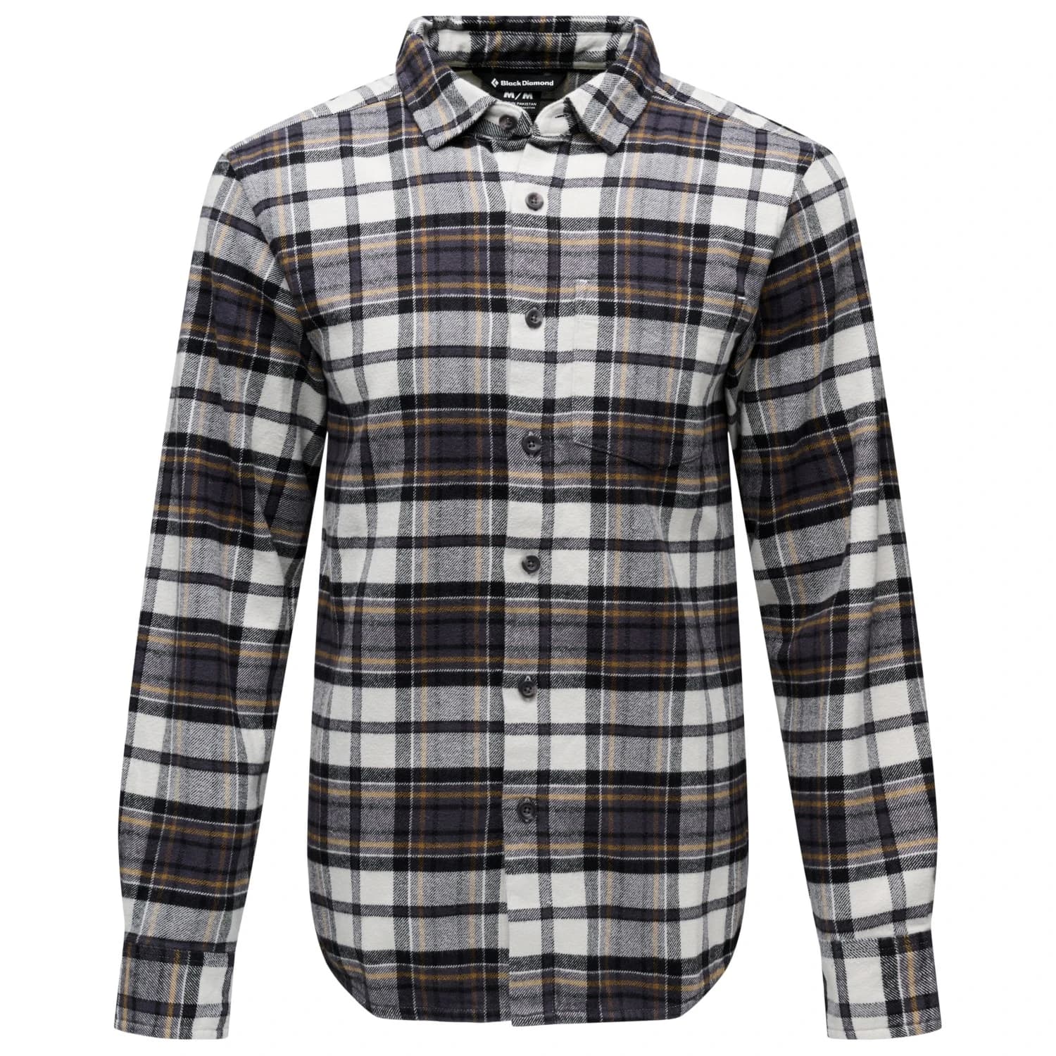 Риза с копчета Black Diamond Project Flannel Shirt - Black / Chalk