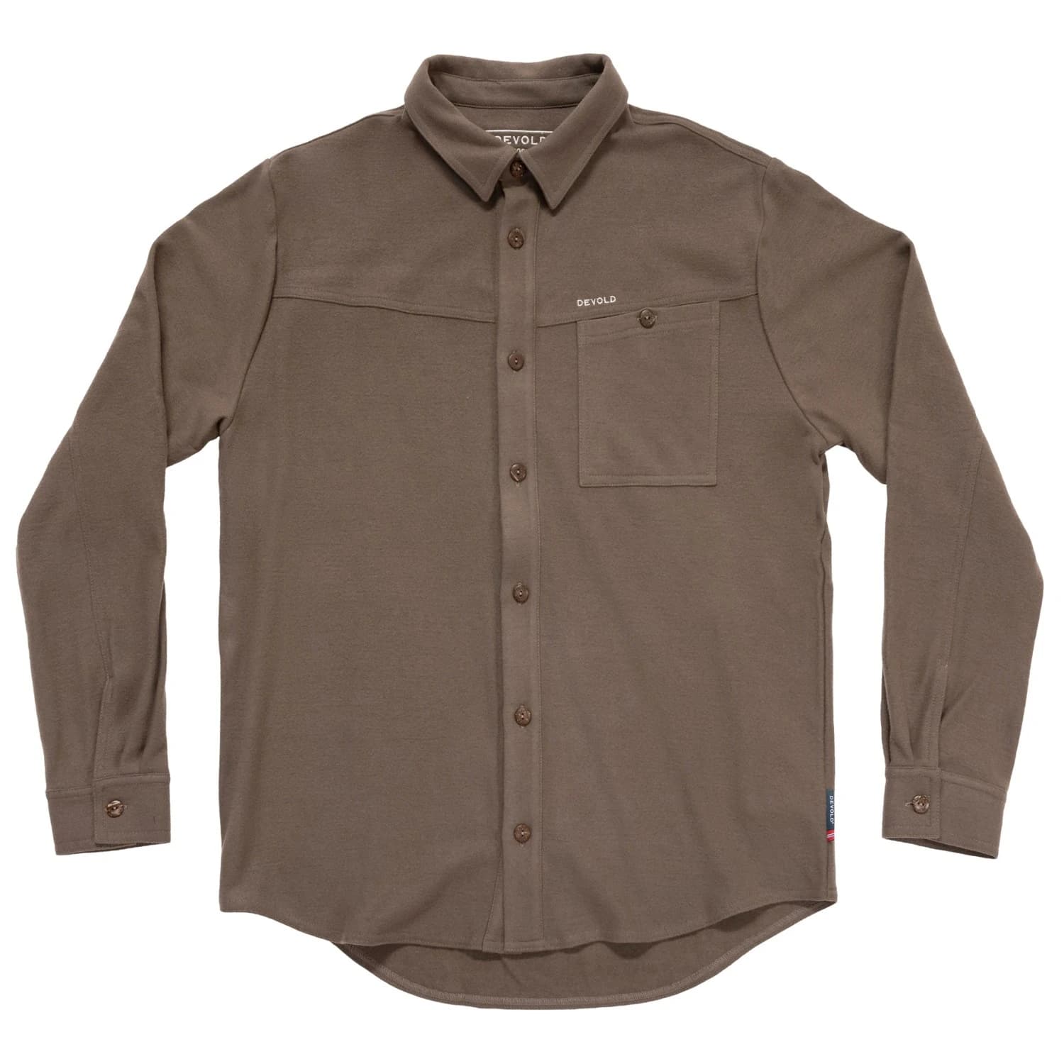 Мъжка риза с копчета Devold Merino Overshirt Merino shirt - Falcon