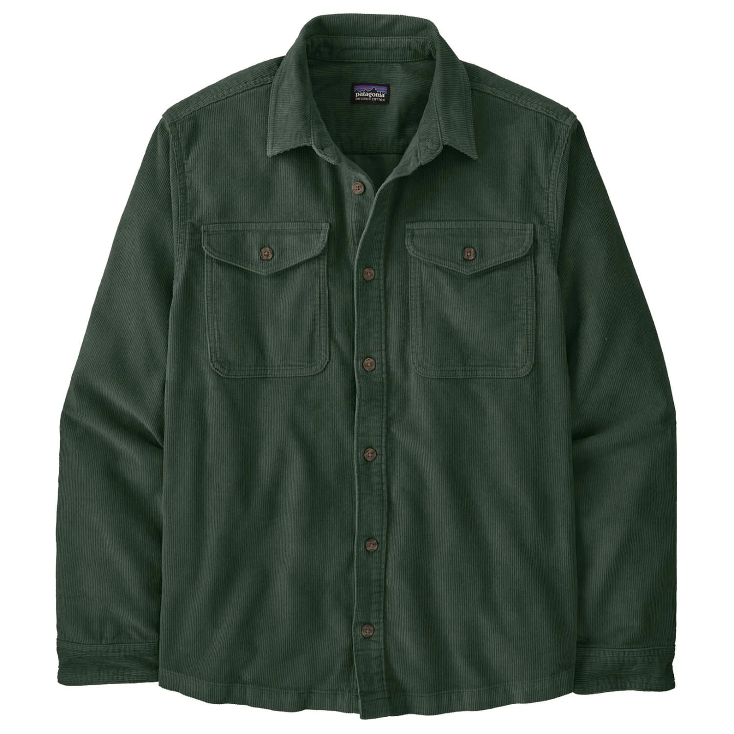 Мъжка риза с копчета Patagonia Corduroy Shirt - Canopy Green