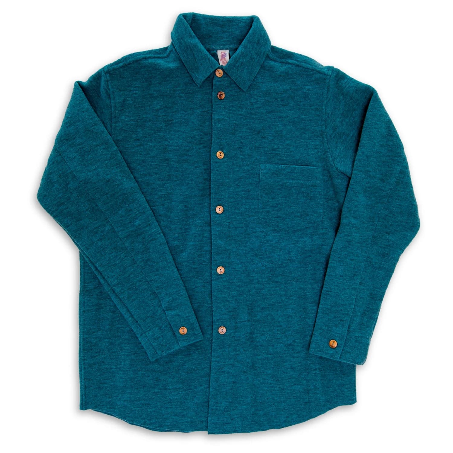 Мъжка риза с копчета Engel Men's Shirt - Pazifik Melange