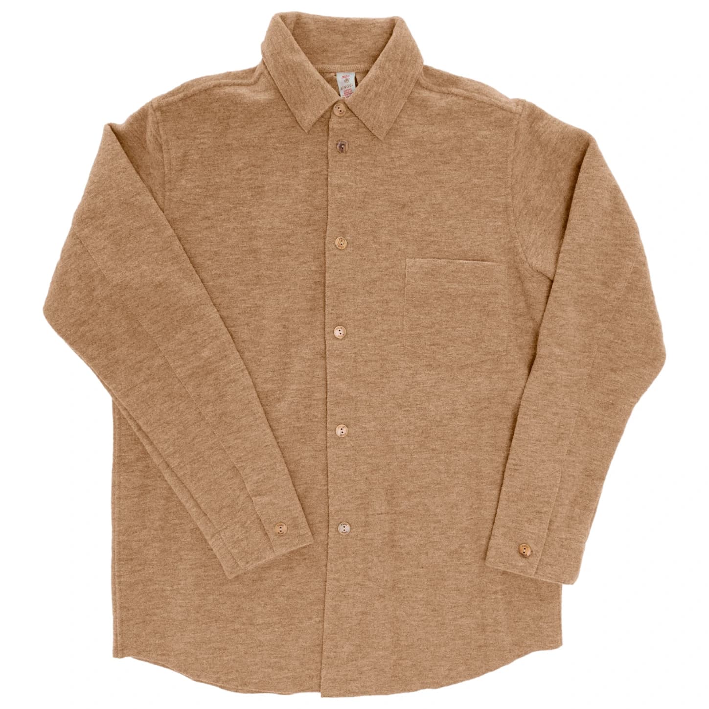 Мъжка риза с копчета Engel Men's Shirt - Mandel Melange